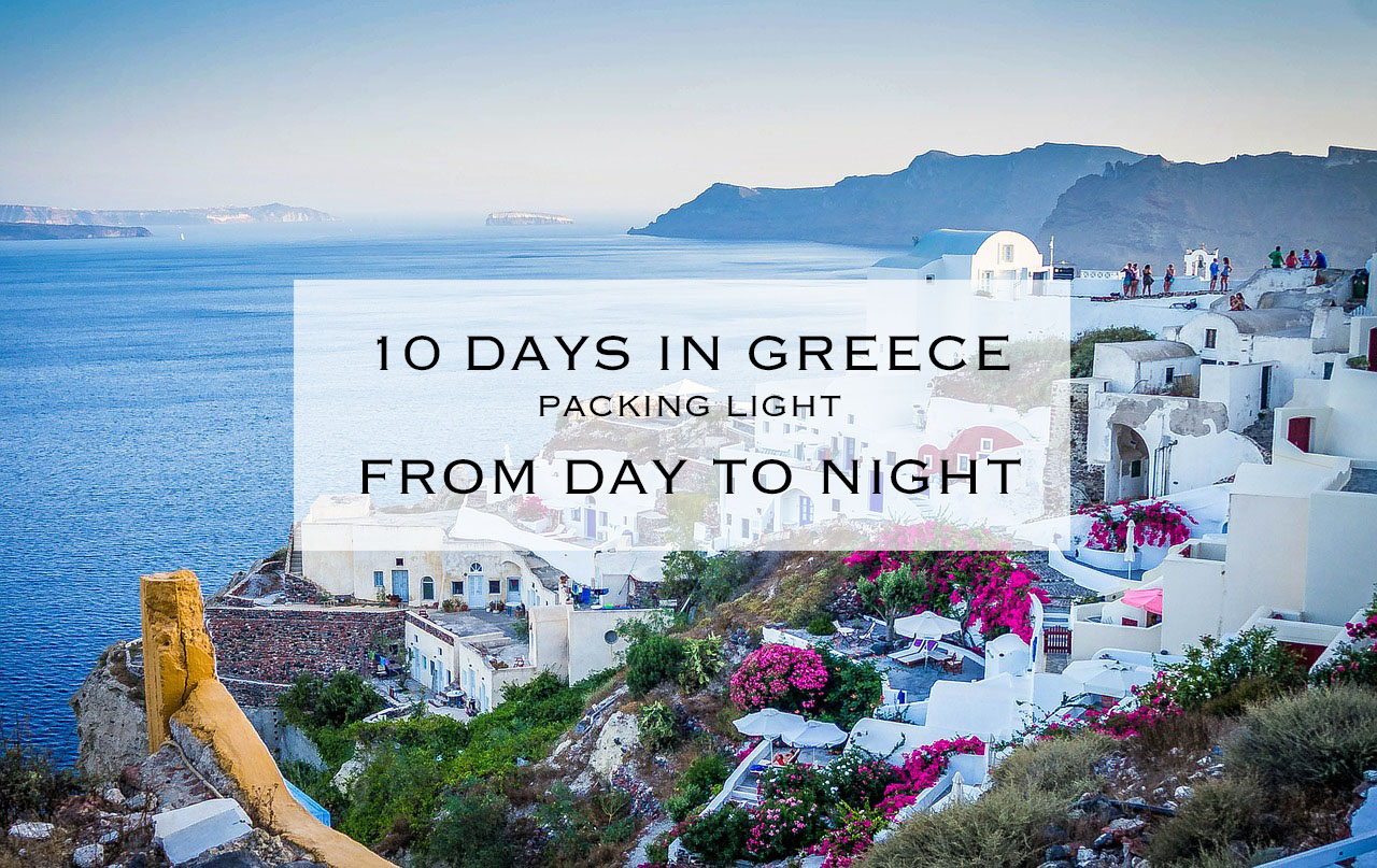 Santorini Greece Packing List