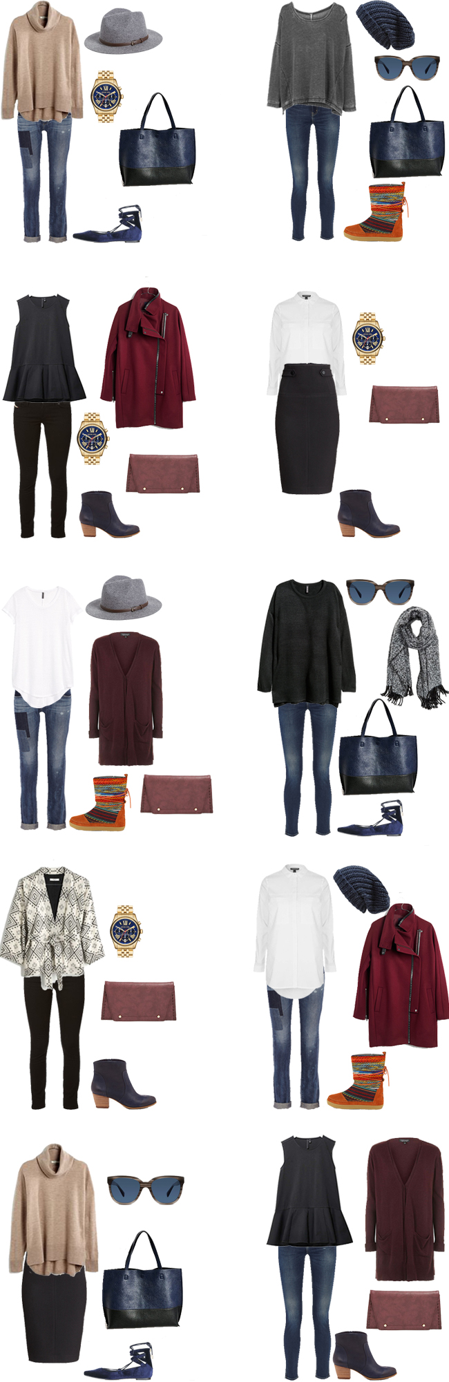 What to Wear in Prague, Czech Republic. Outfits 1-10 #packinglight #travellight #traveltips