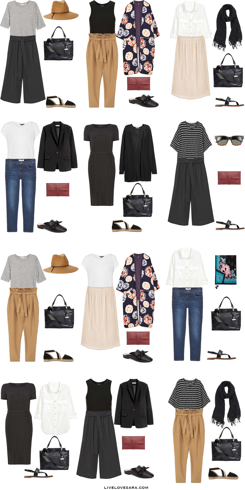 What to Wear in Dubai UAE Outfit Options 1-12 Packing Light List #packinglist #packinglight #travellight #travel #livelovesara