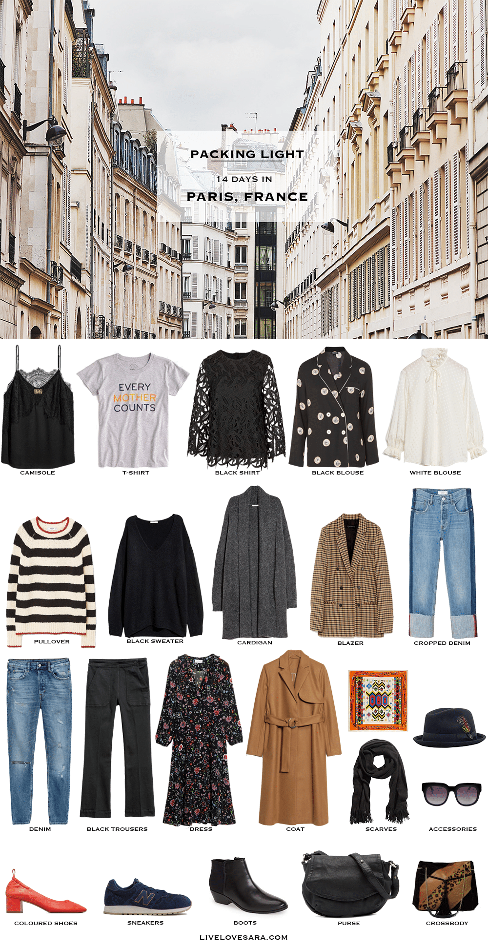 What to Pack for Paris in Spring - livelovesara