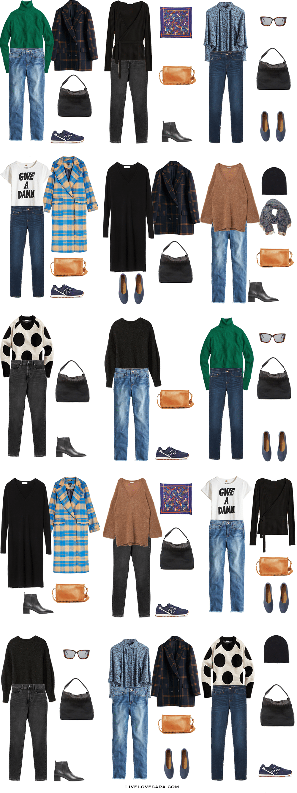 Outfit Ideas for a Genoa, Italy vacation.