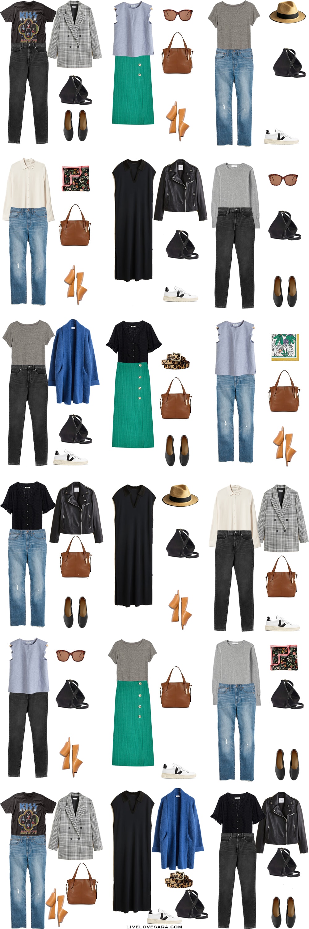 A what to pack for Stockholm, Sweden packing light list and outfit options.