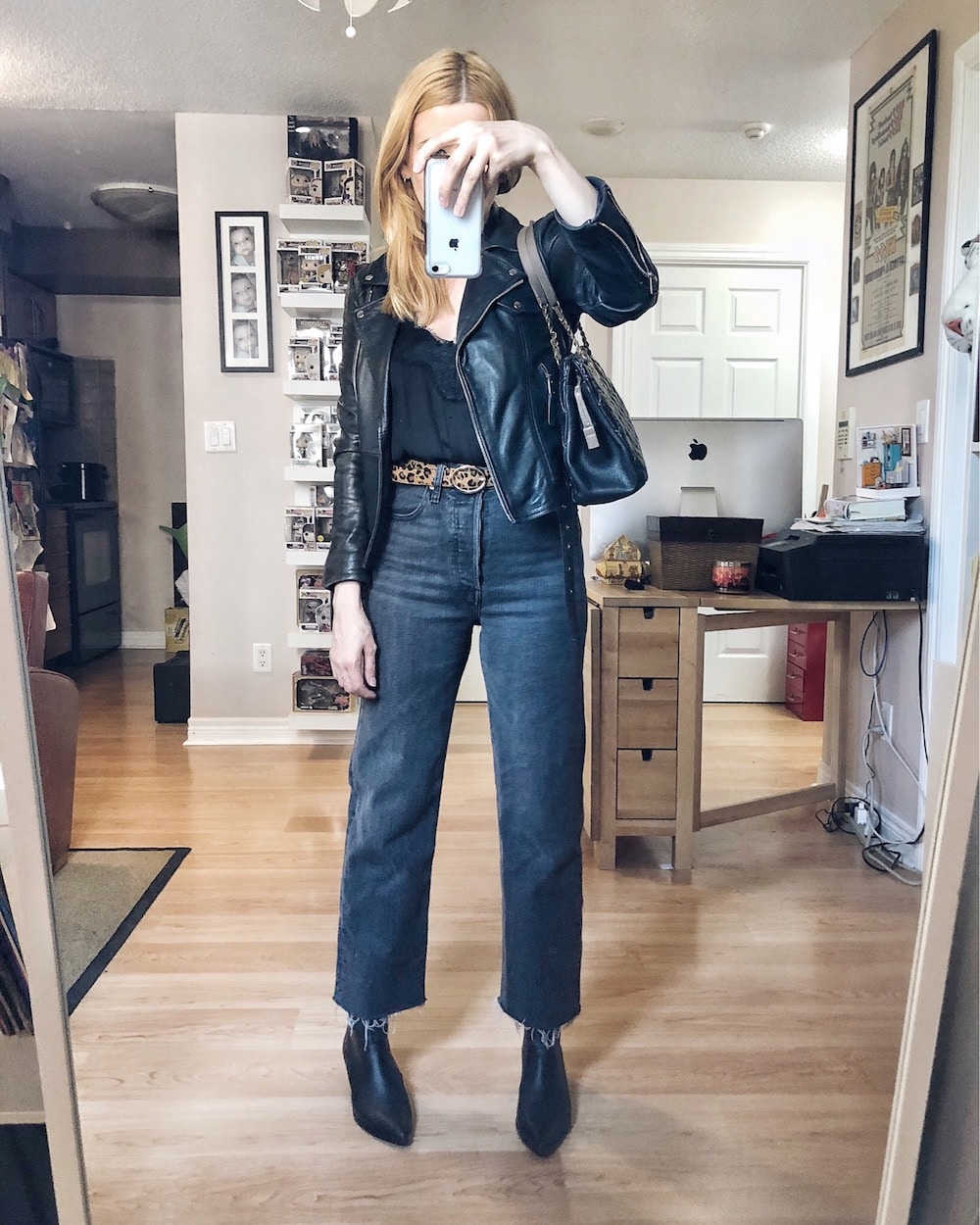 What I Wore this week | Camisole | Leather Jacket | Levis 501 Ribcage | Boots | Chanel Bag | livelovesara What I Wore this week | Camisole | Leather Jacket | Levis 501 Ribcage | Boots | Chanel Bag | livelovesara