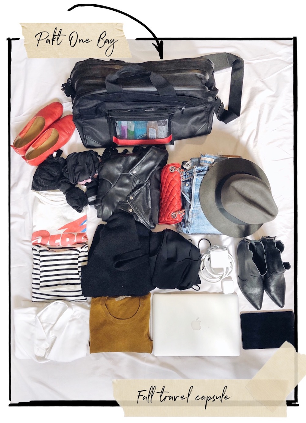 Pakt One Travel Bag | Pakt On Carry-on | Pakt One Review | Packing List | Packing Light | Fall Travel Capsule | Fall Capsule Wardrobe | livelovesara