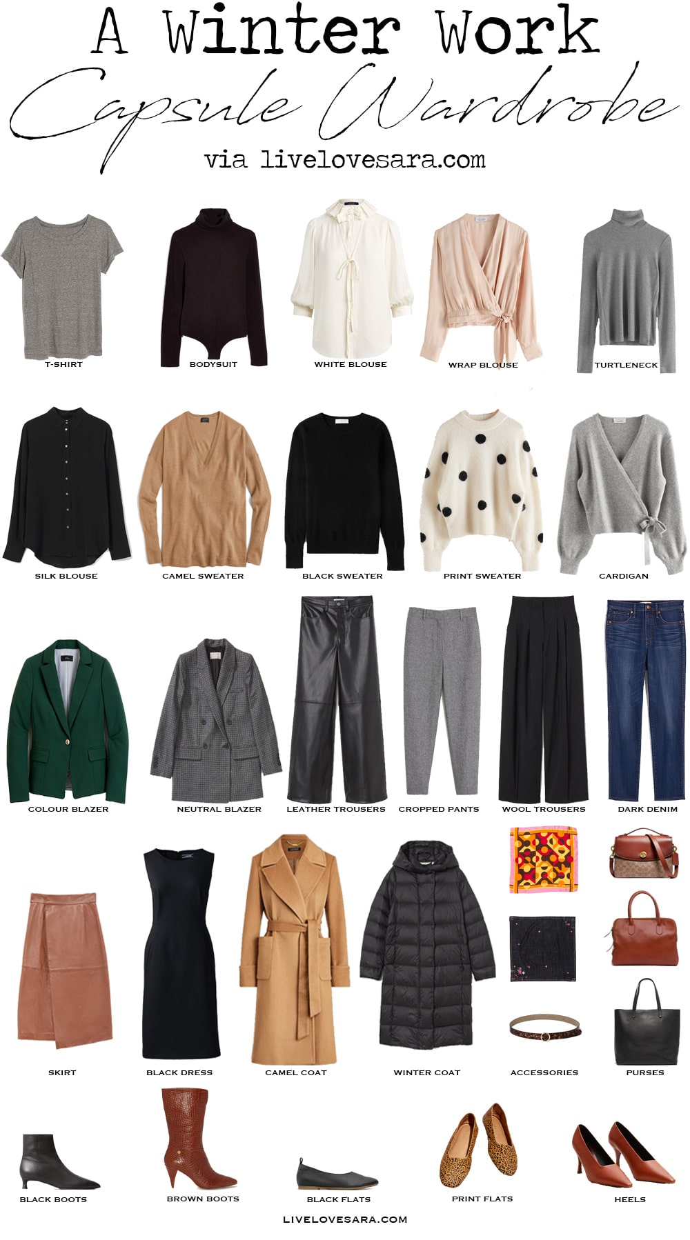 How to Build a Winter Work Capsule Wardrobe - livelovesara