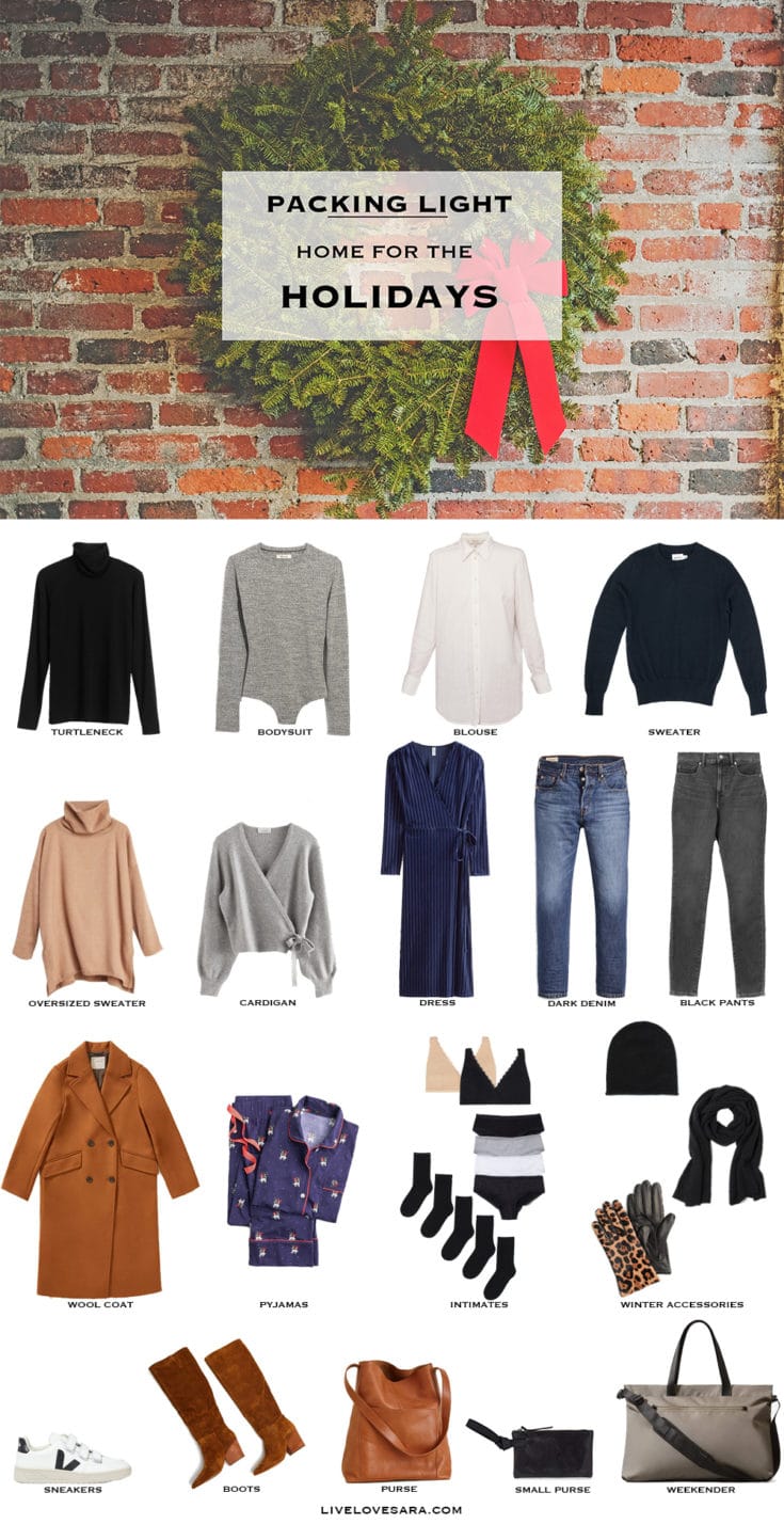 What to pack for the holidays livelovesara