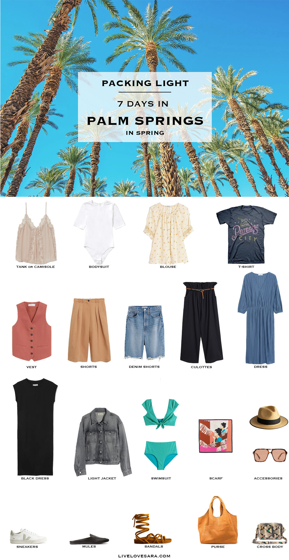 PALM SPRINGS PACKING GUIDE – One Small Blonde