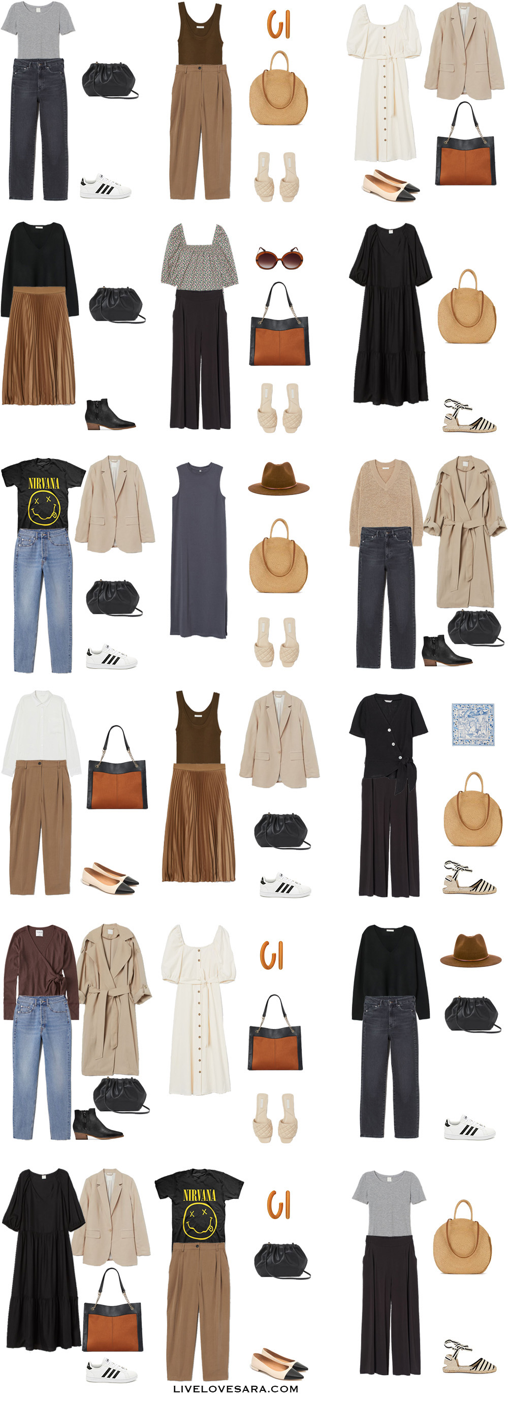 How to Build a Budget Capsule Wardrobe for Spring and Summer - livelovesara