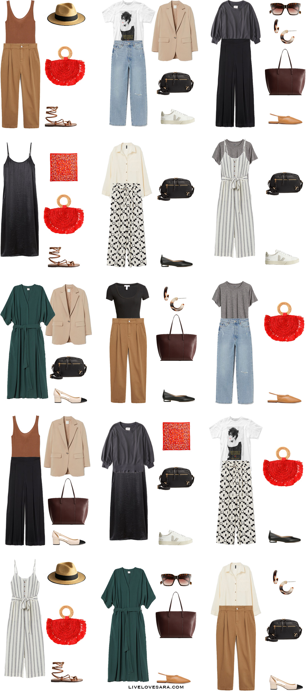 How to Build a Summer Capsule Wardrobe on a Budget - livelovesara