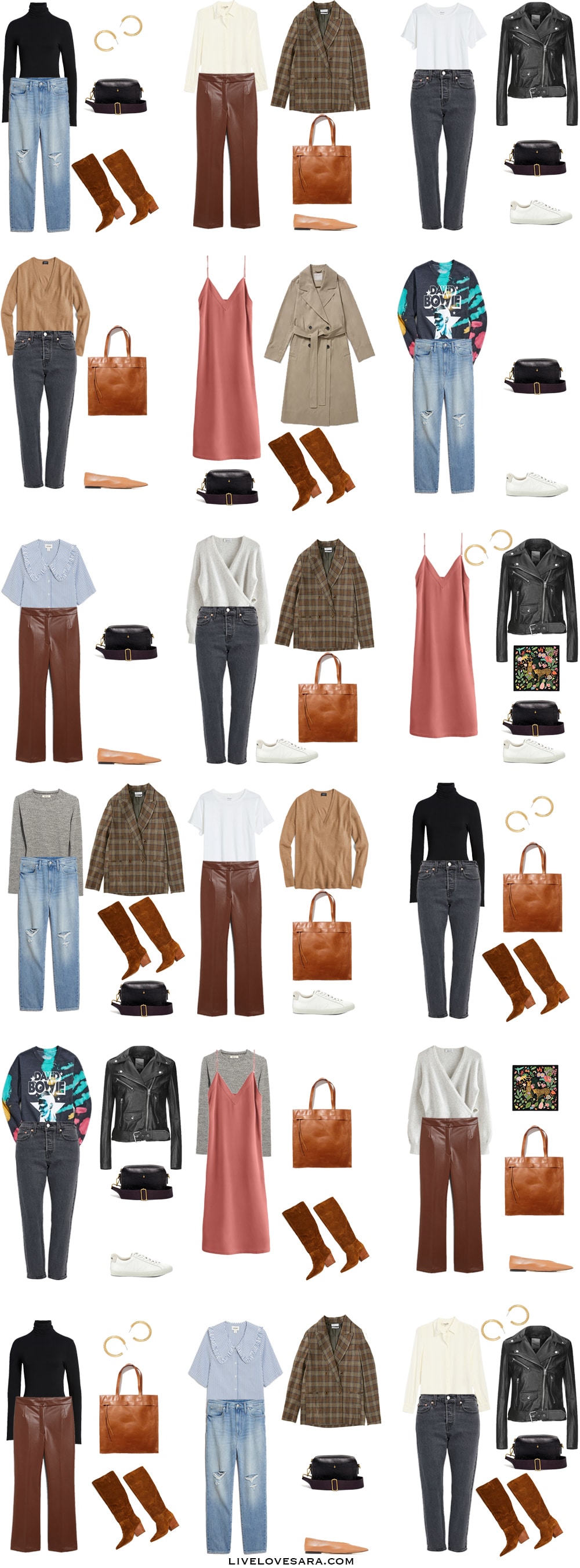 How to Build A Fall Capsule Wardrobe Using Wardrobe Staples Fall Outfit Ideas