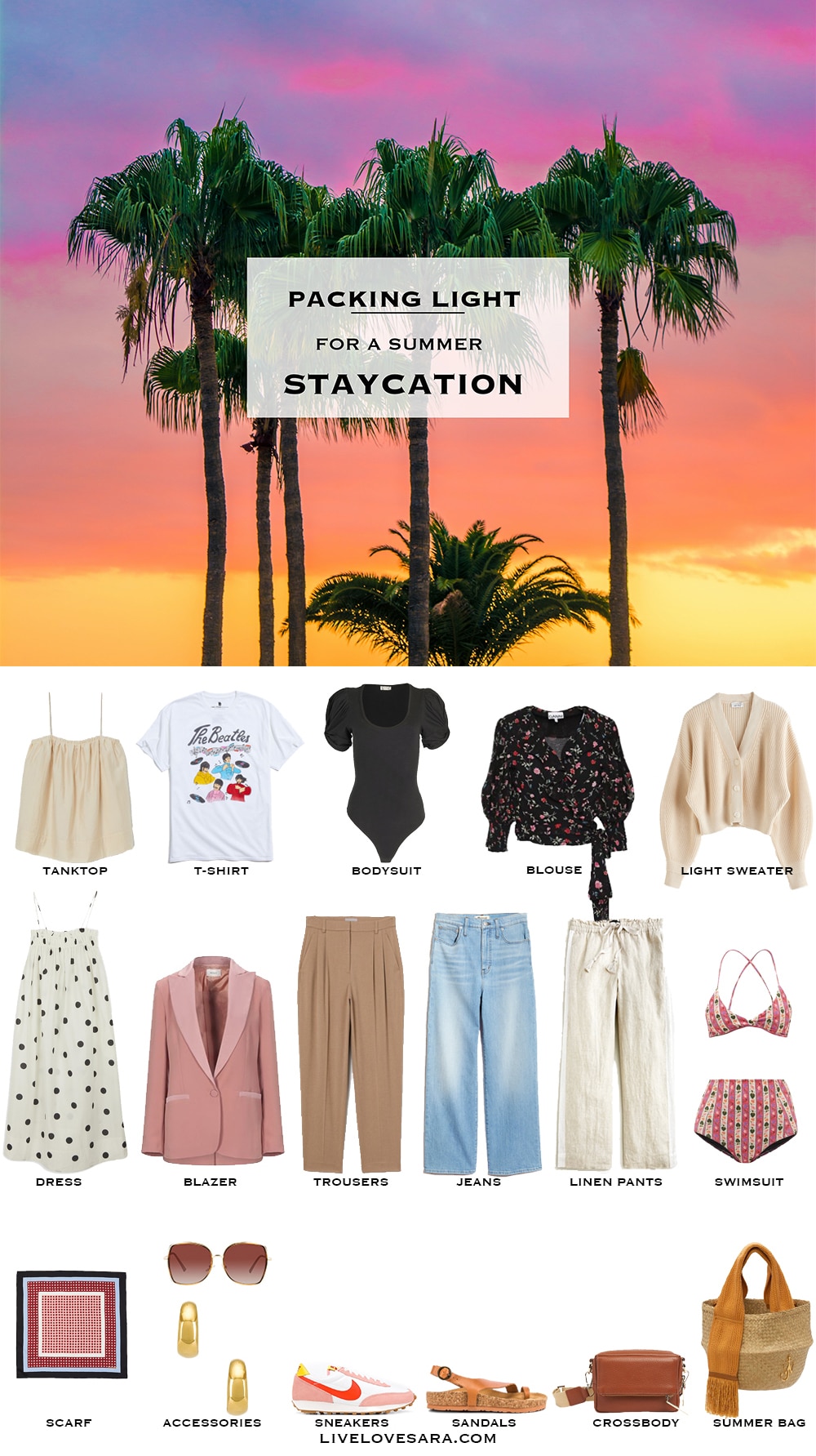 What to pack for a Summer Staycation