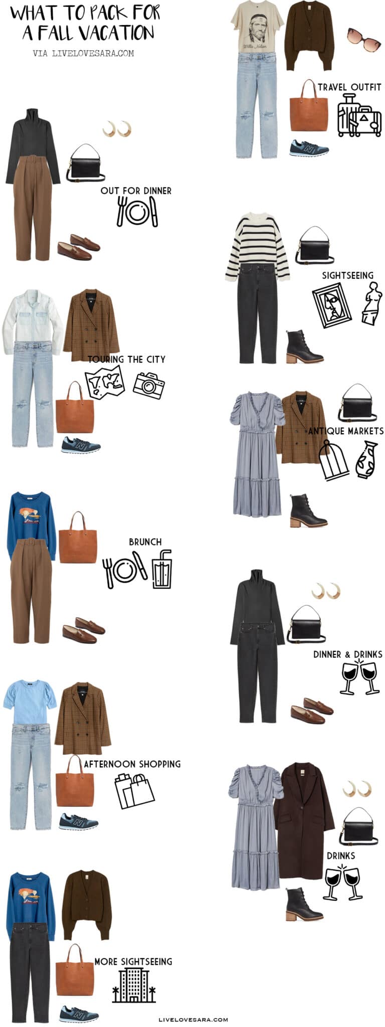 The Ultimate Fall Packing List livelovesara