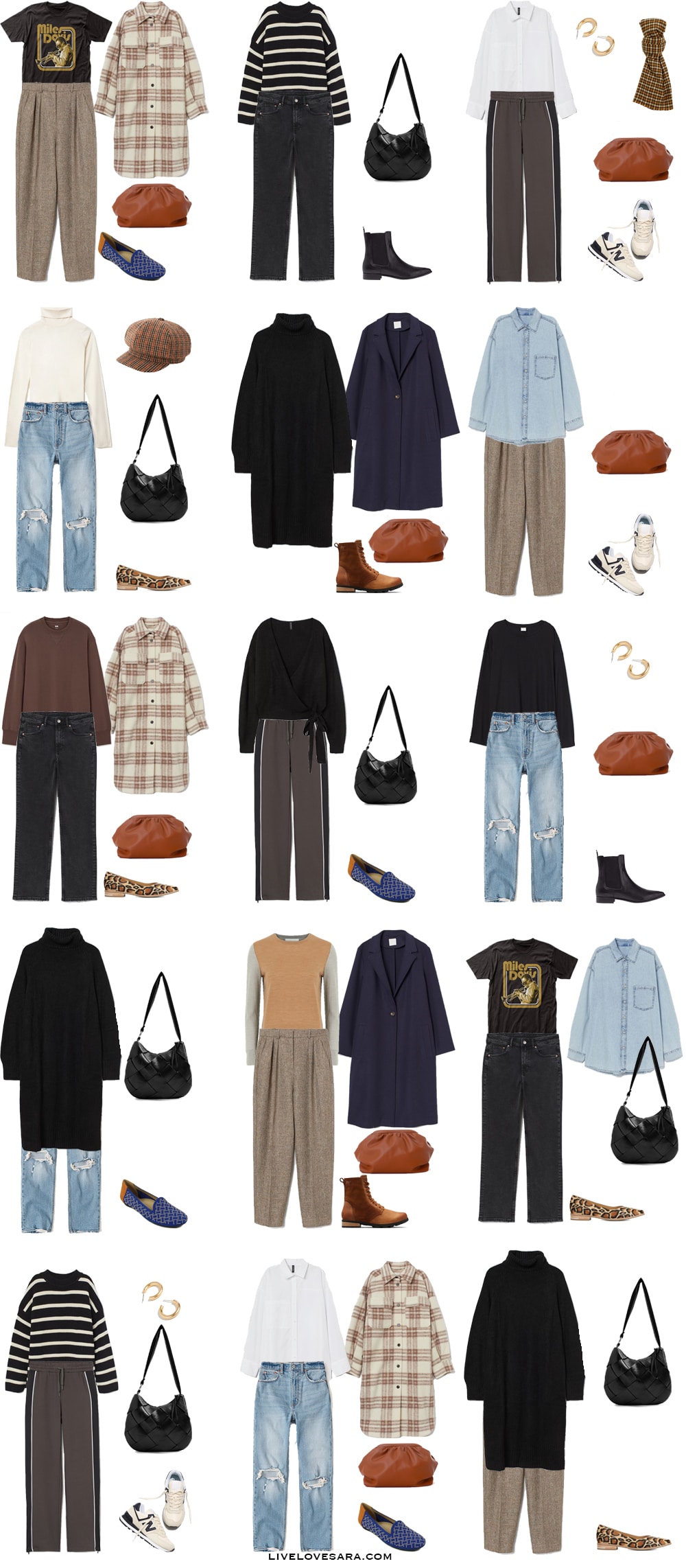 How to Build A Fall Capsule Wardrobe: Shopping on a Budget - livelovesara