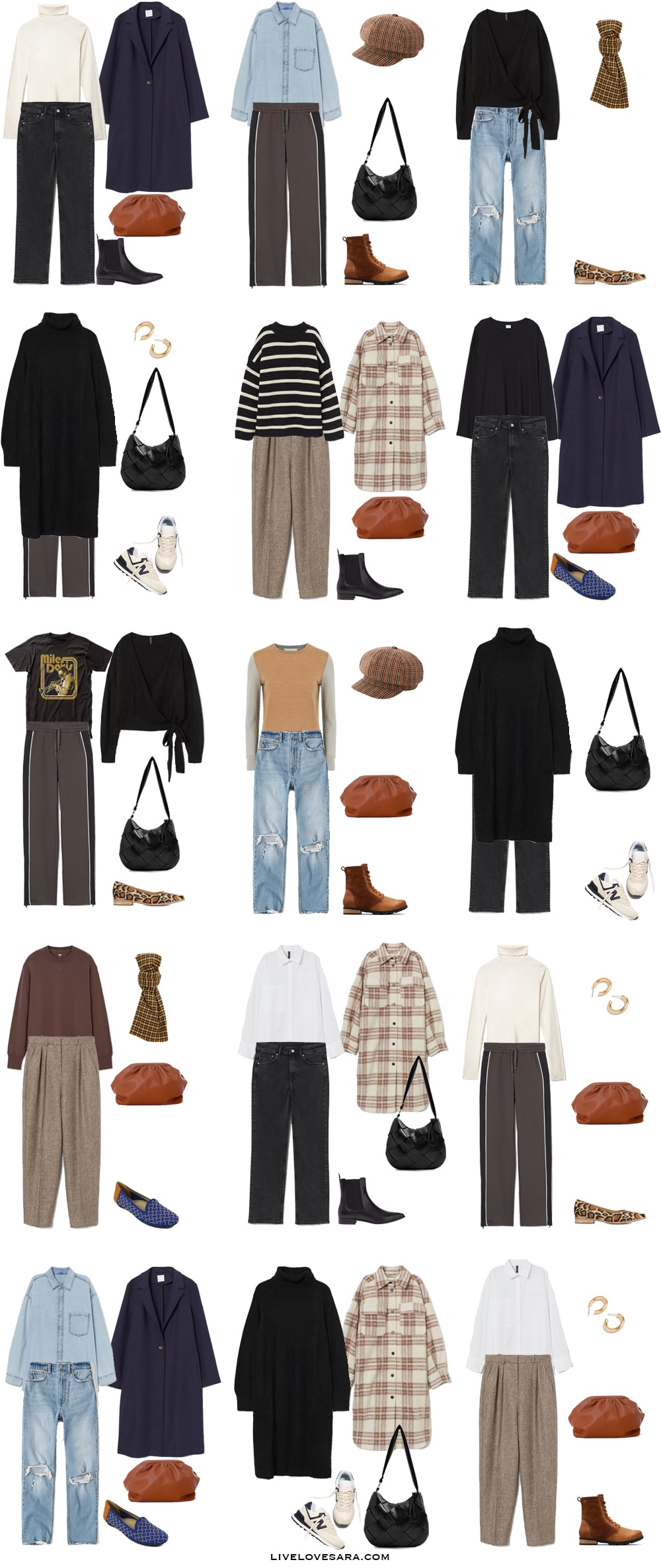 How to Build A Fall Capsule Wardrobe: Shopping on a Budget - livelovesara