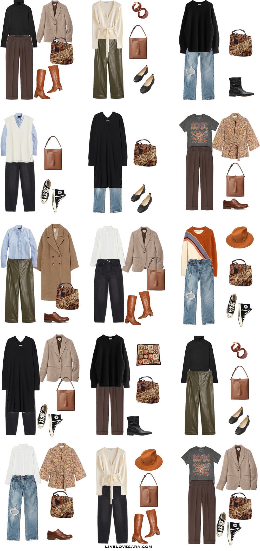 Vintage fall outlet outfits