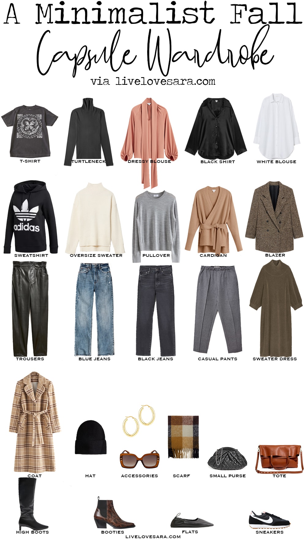 How To Build A Minimalist Fall Capsule Wardrobe Livelovesara