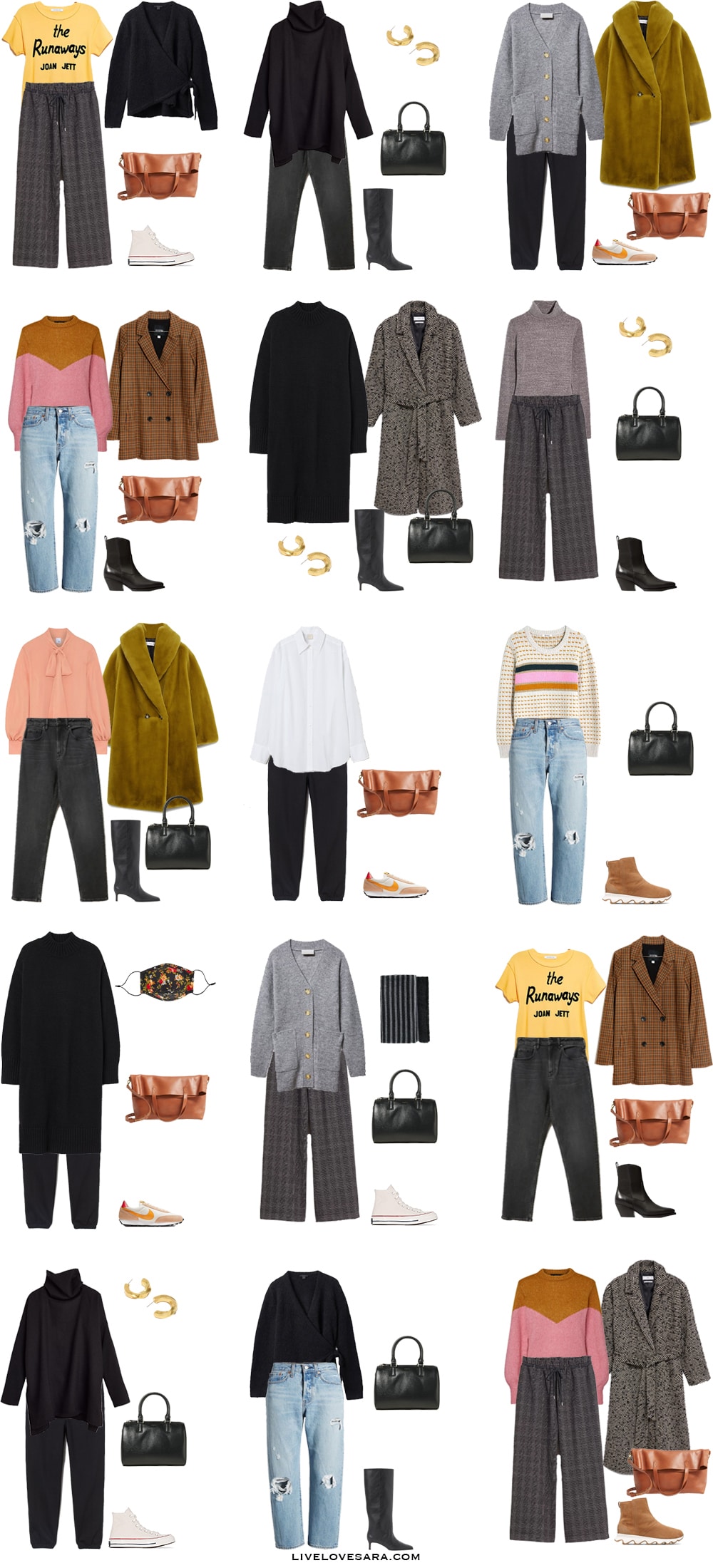 The Essential Capsule Wardrobe for Winter Outfit ideas 1-15 2020