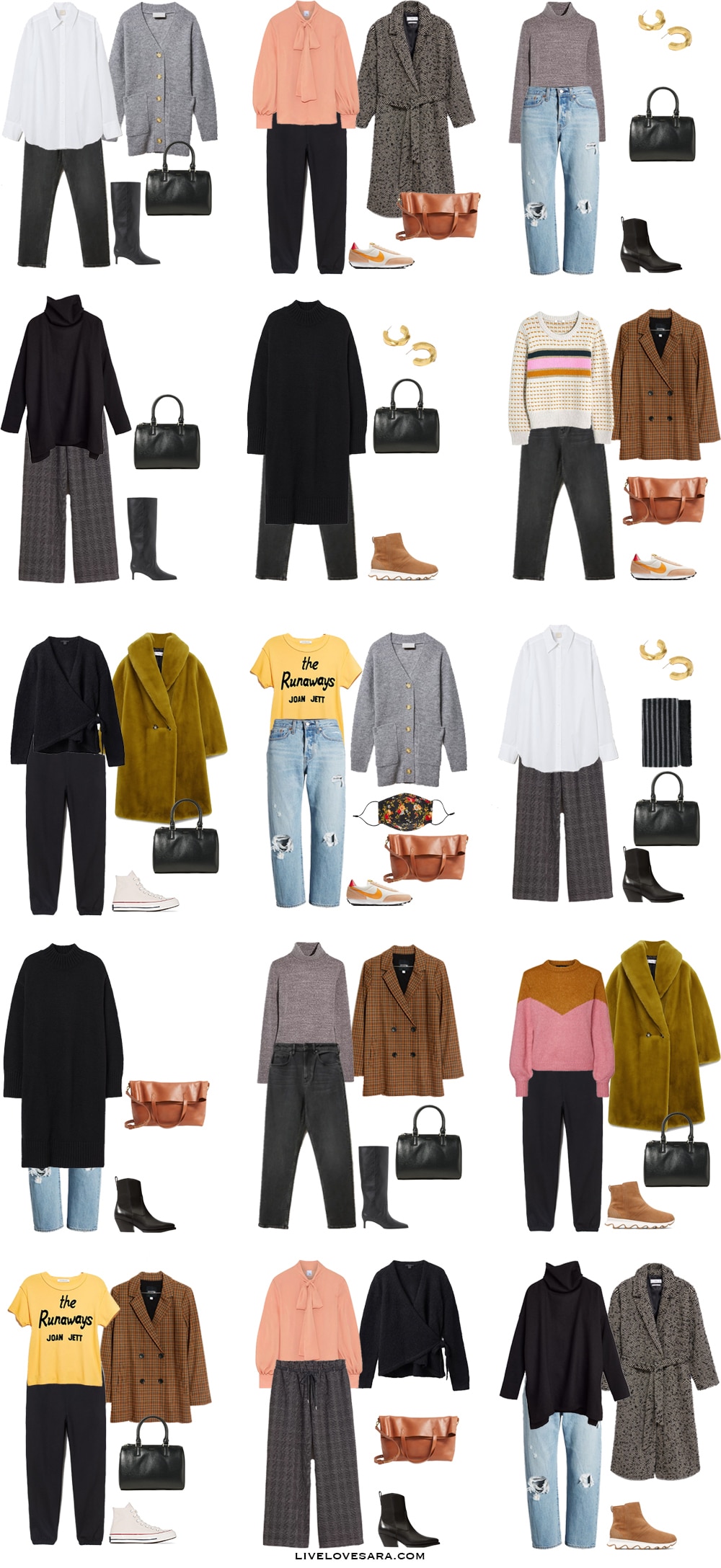 The Essential Capsule Wardrobe for Winter Outfits 16-30 2020