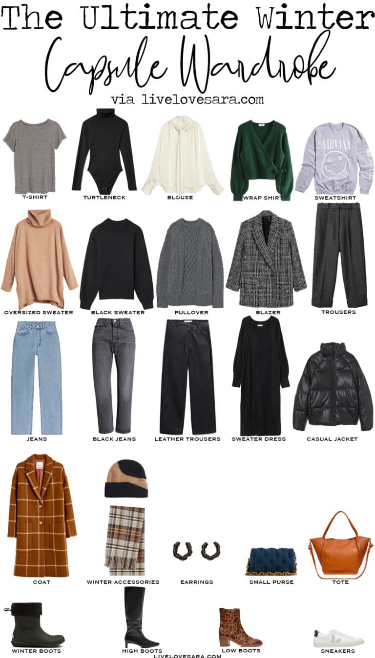 The Ultimate Winter Capsule Wardrobe livelovesara