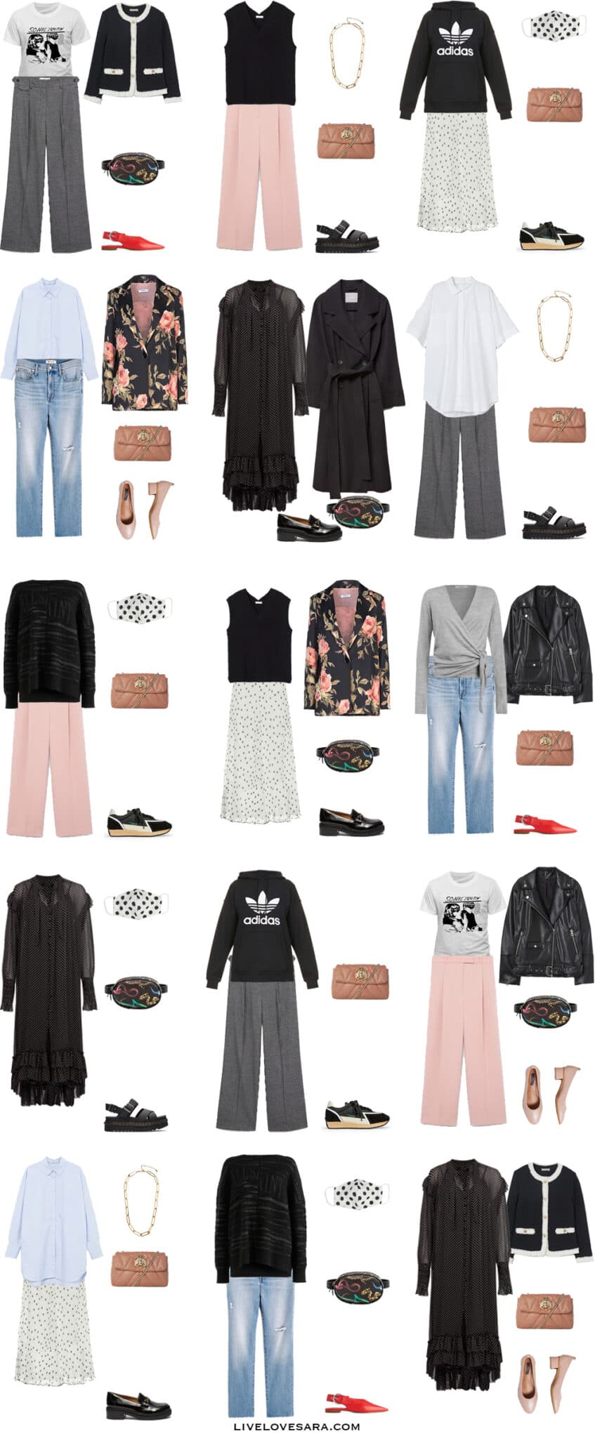 How to Build an Edgy Capsule Wardrobe for Spring - livelovesara