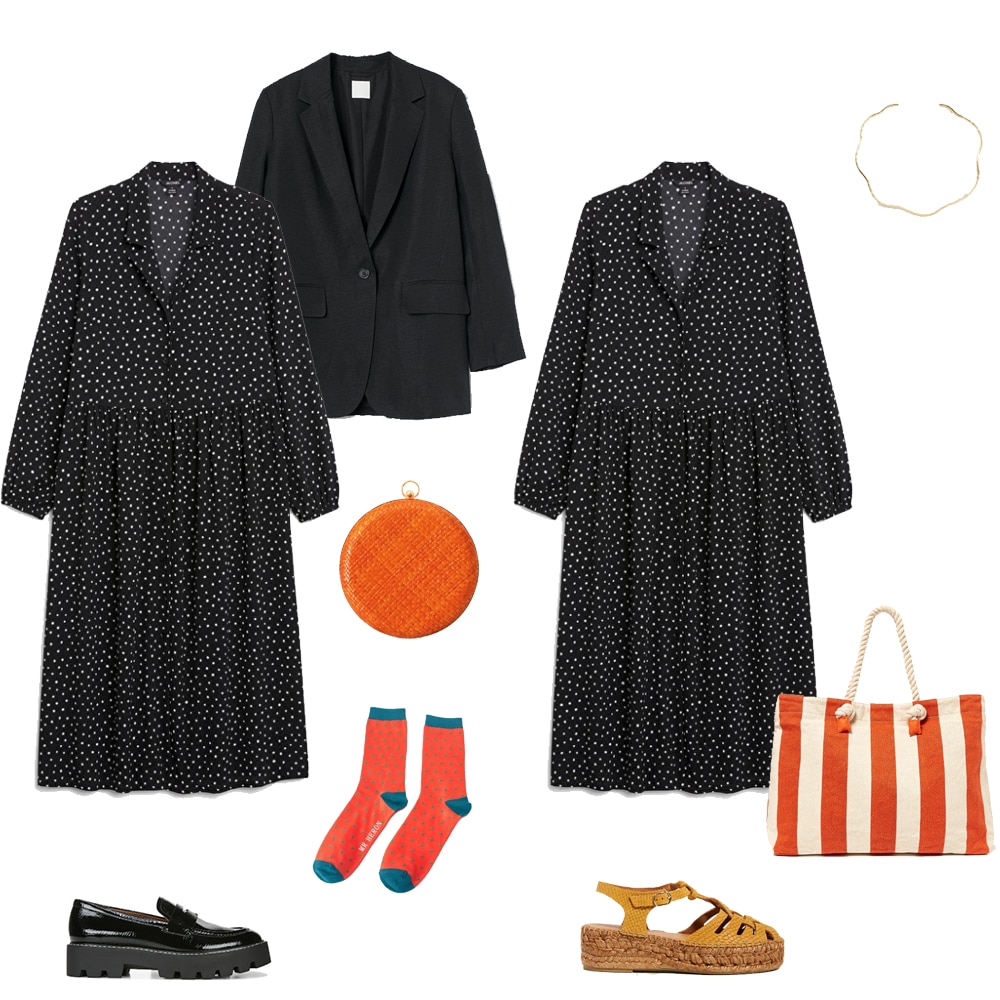 5 Spring Outfits Transition to Summer Outfits 1 and 2