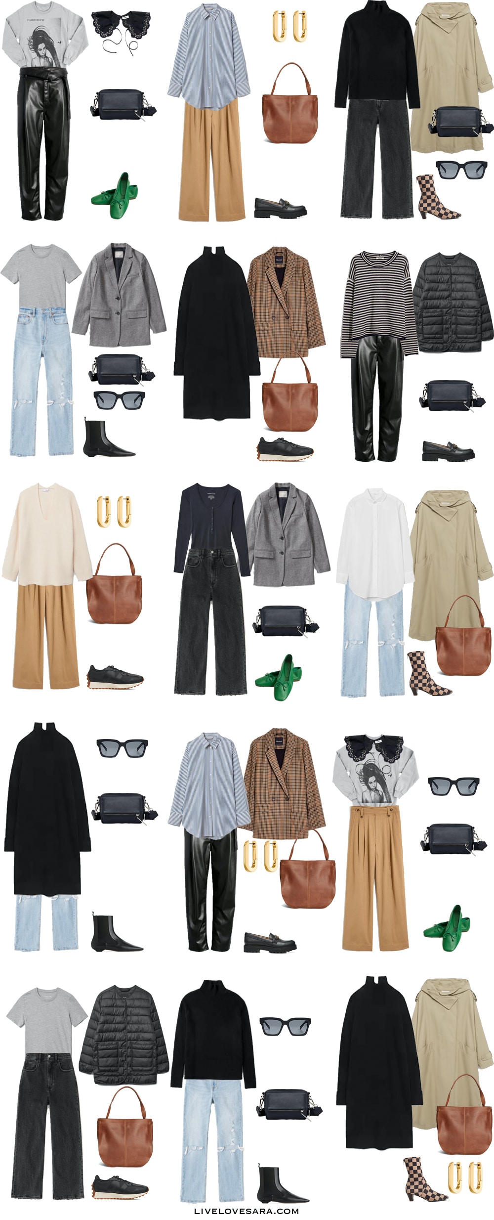 A 90s DKNY Inspired Winter Capsule Wardrobe - livelovesara