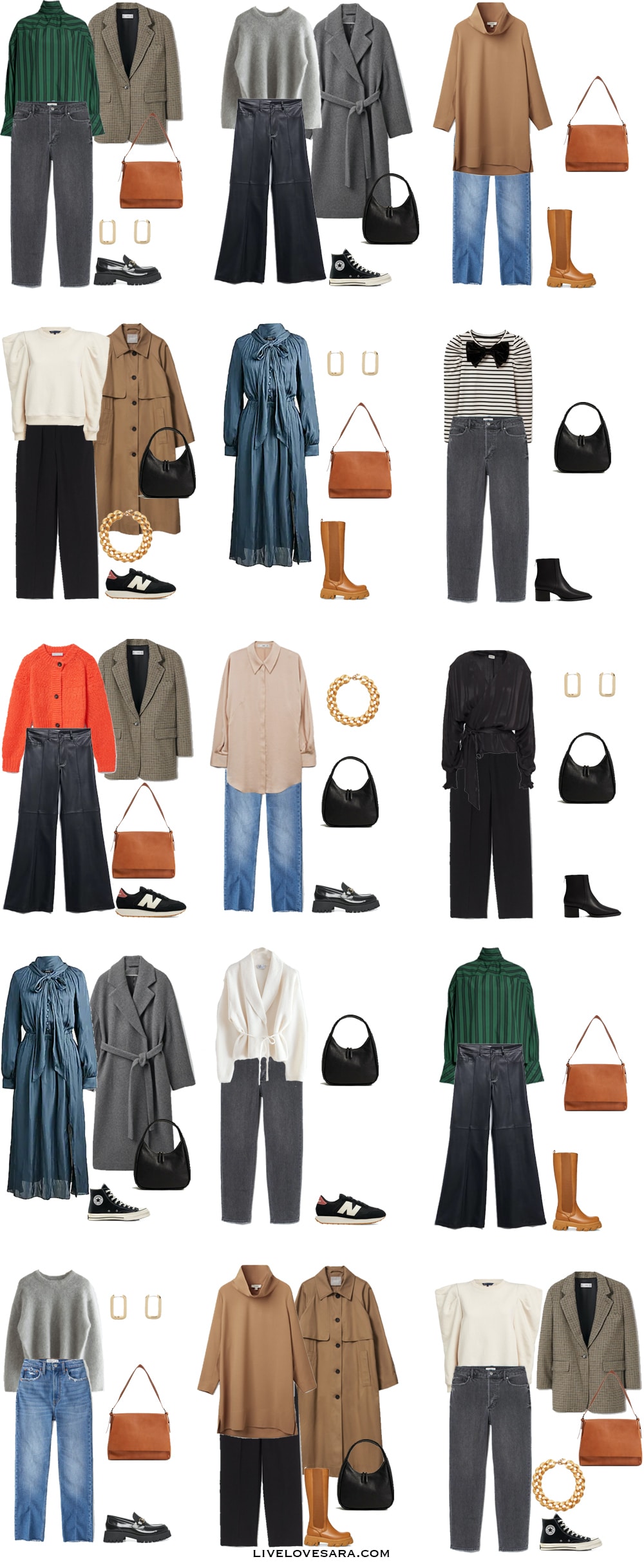 Pear Body Shape Capsule Wardrobe: 14 Outfit Ideas