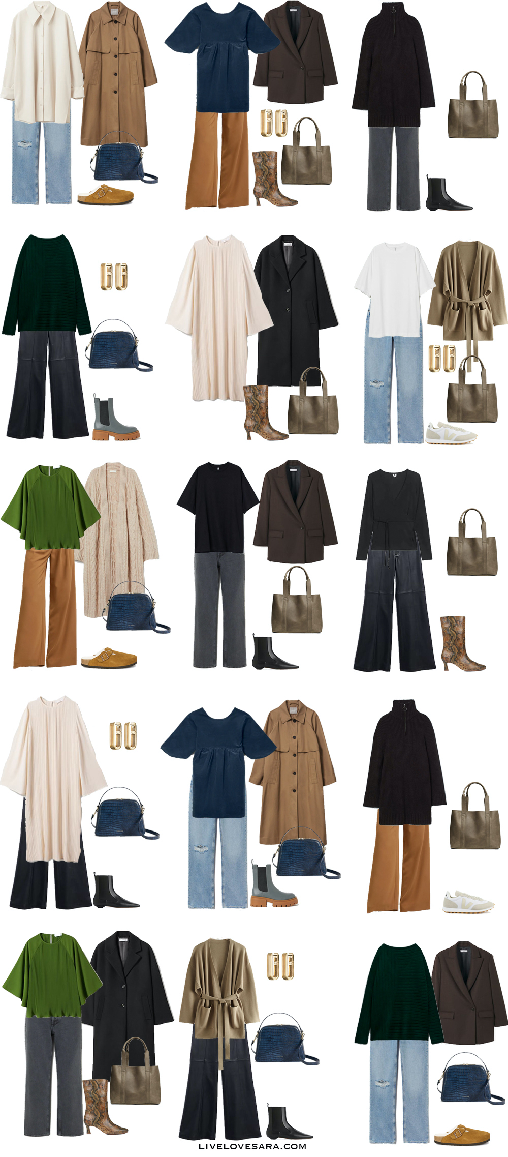 How to Dress an Apple Body Shape Capsule Wardrobe livelovesara