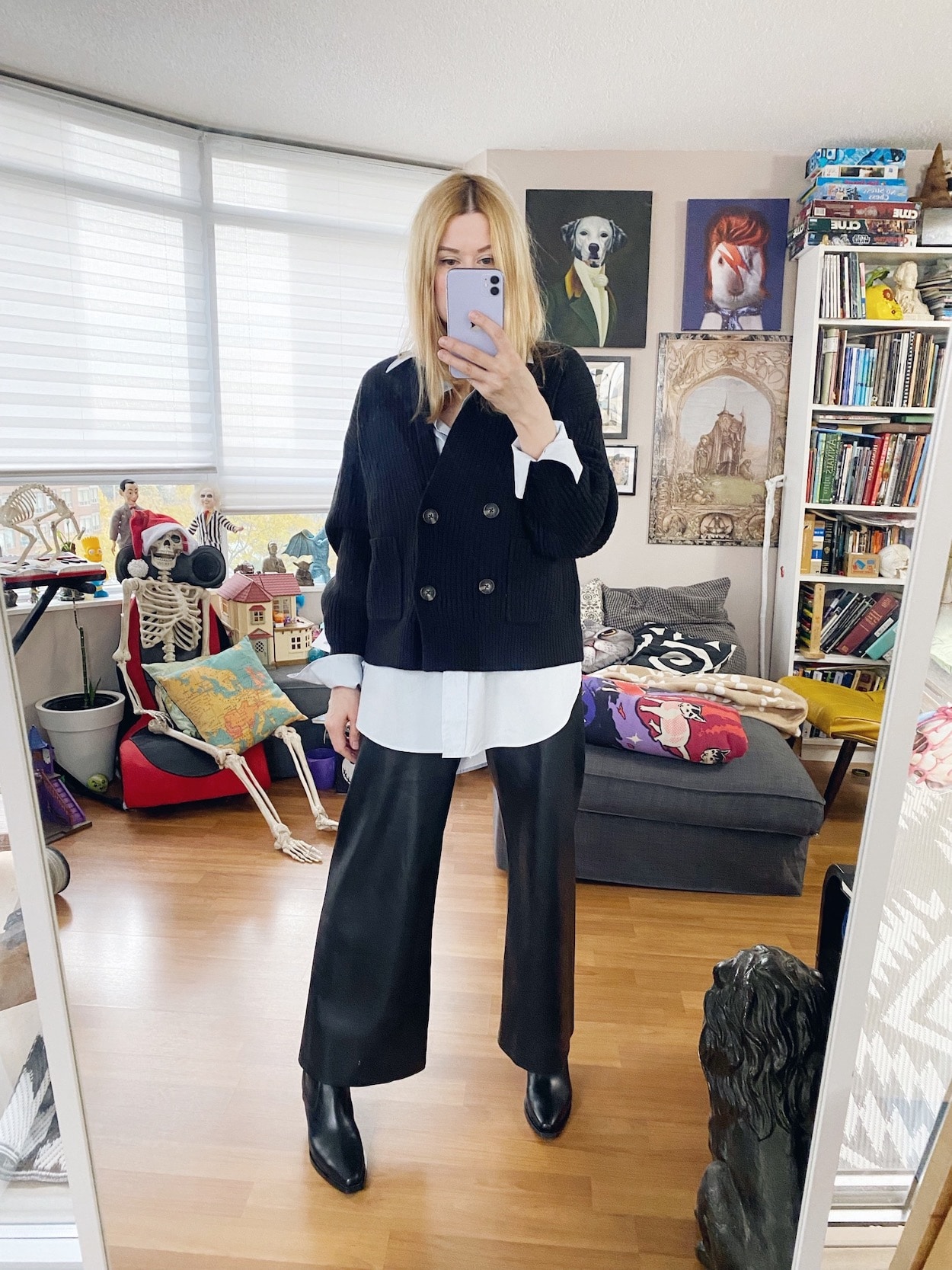 Oversized clearance grandpa cardigan