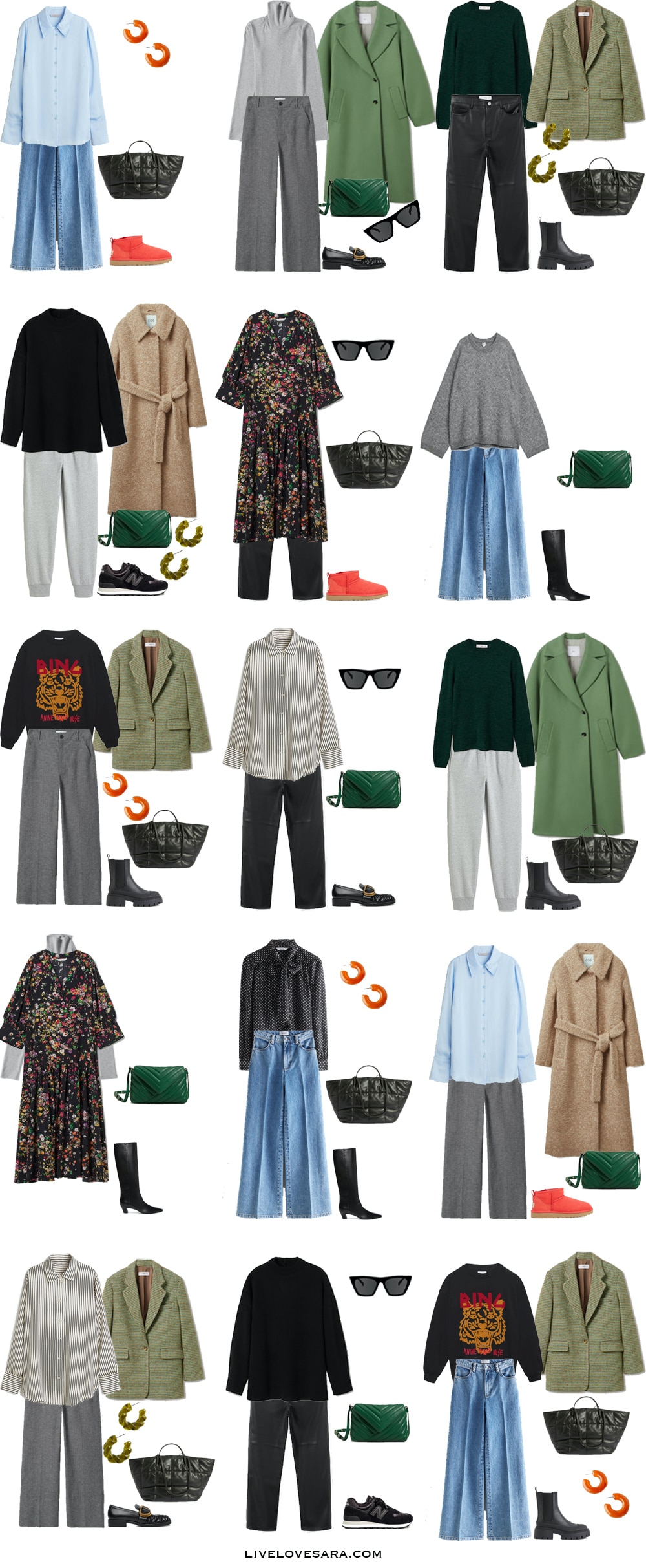 How to Build an Edgy Capsule Wardrobe Winter 2022 - livelovesara