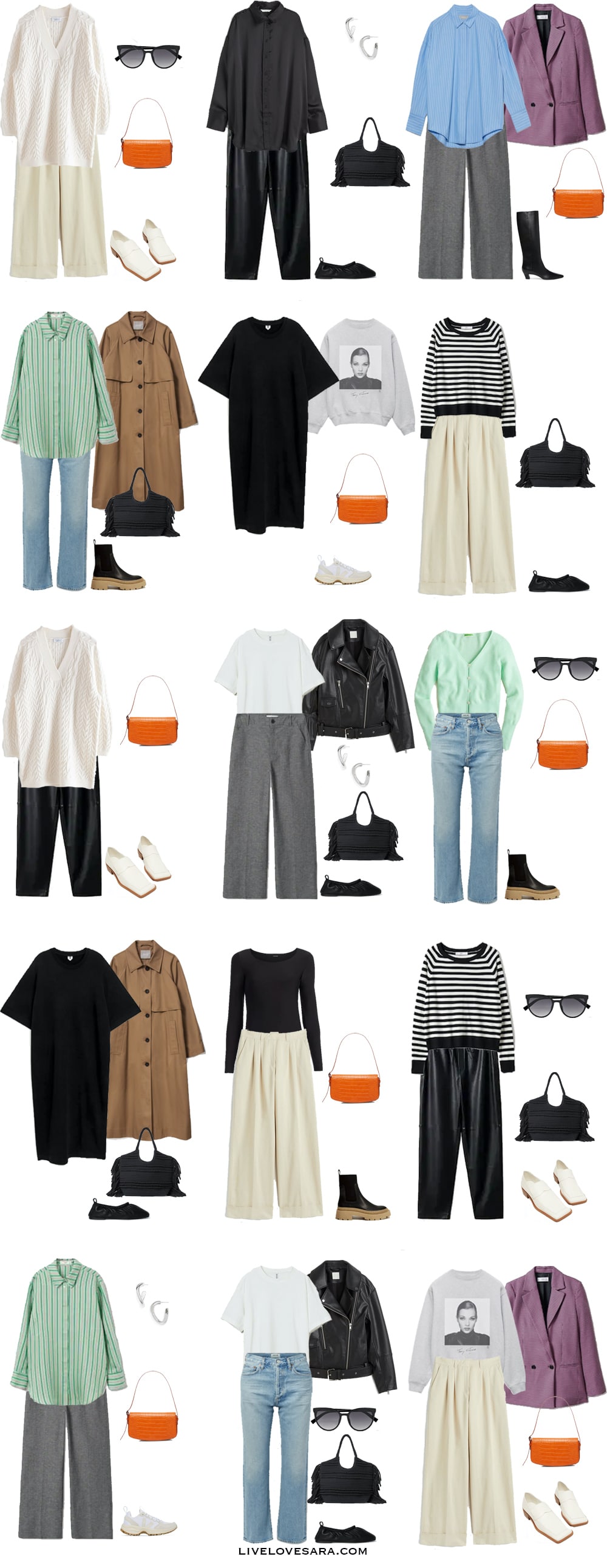 How to Build a Spring Capsule Wardrobe 2022 - livelovesara