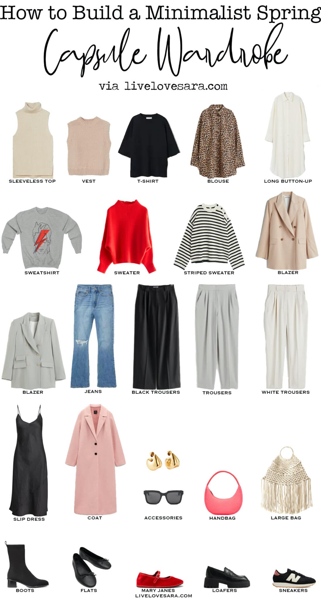 How To Build A Minimalist Capsule Wardrobe For Spring 2022 - Livelovesara