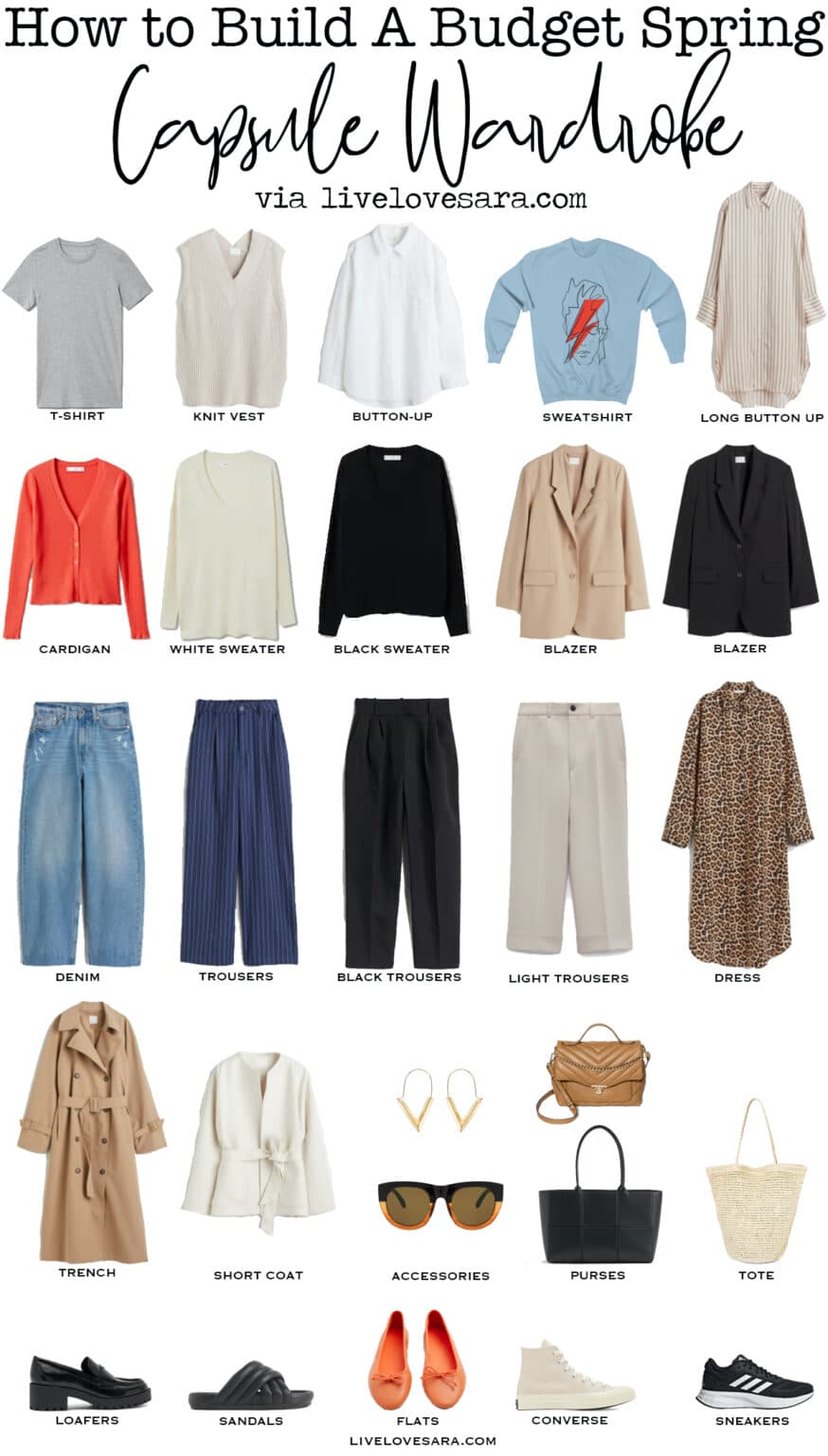 How to Build a Neutral Spring Capsule Wardrobe on a Budget - livelovesara