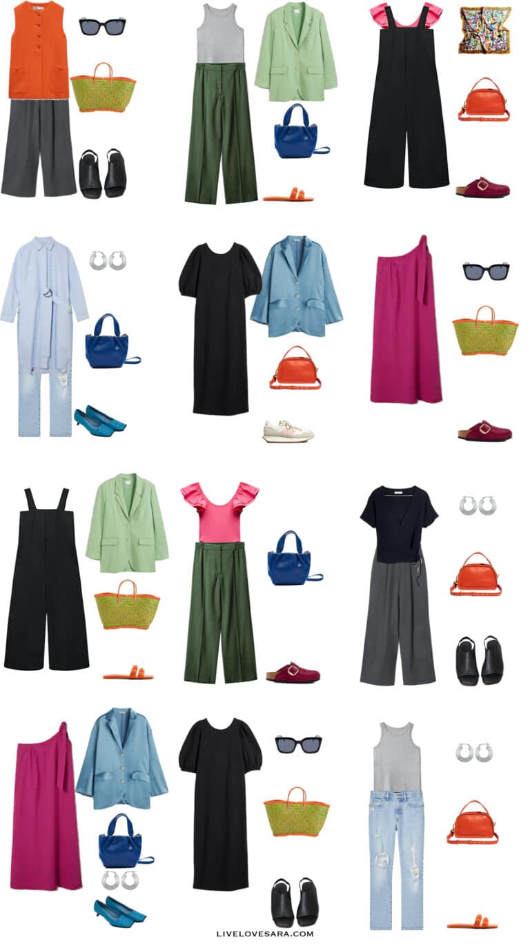 How to Build a Colourful Summer Capsule Wardrobe - livelovesara