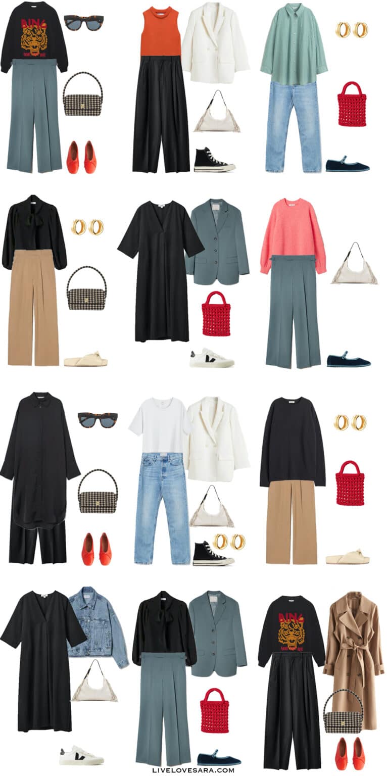 How to Build an Edgy Spring Capsule Wardrobe 2022 - livelovesara