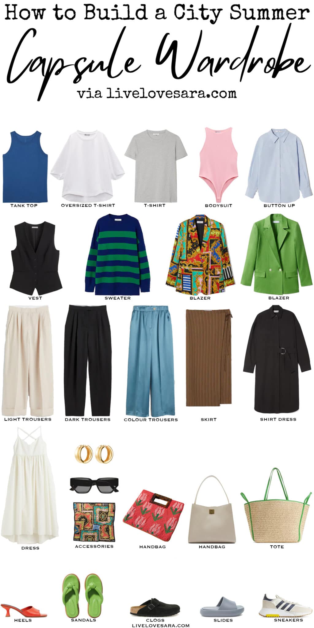 The City Summer Capsule Wardrobe Livelovesara