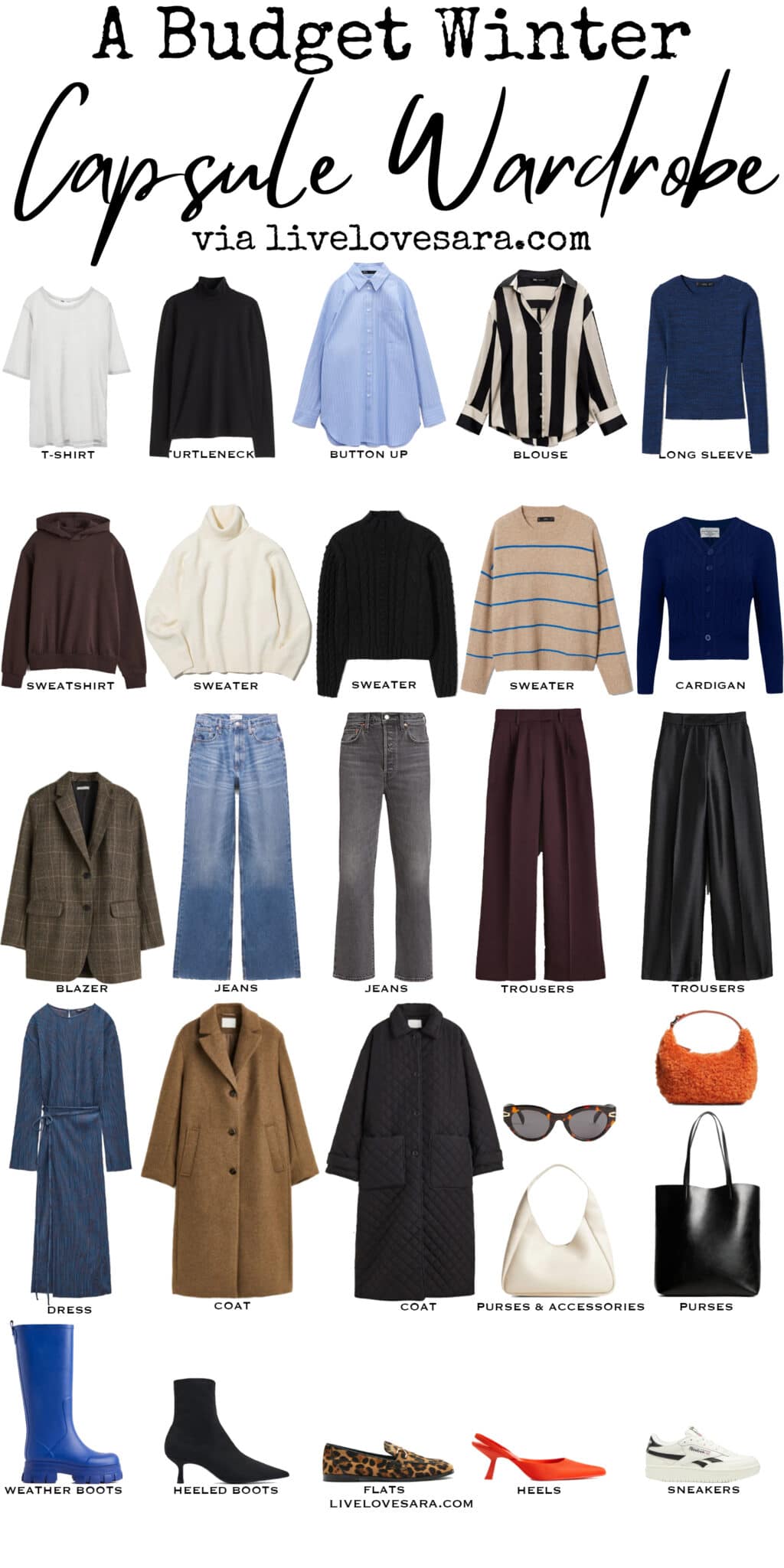 A Winter Capsule Wardrobe on a Budget livelovesara