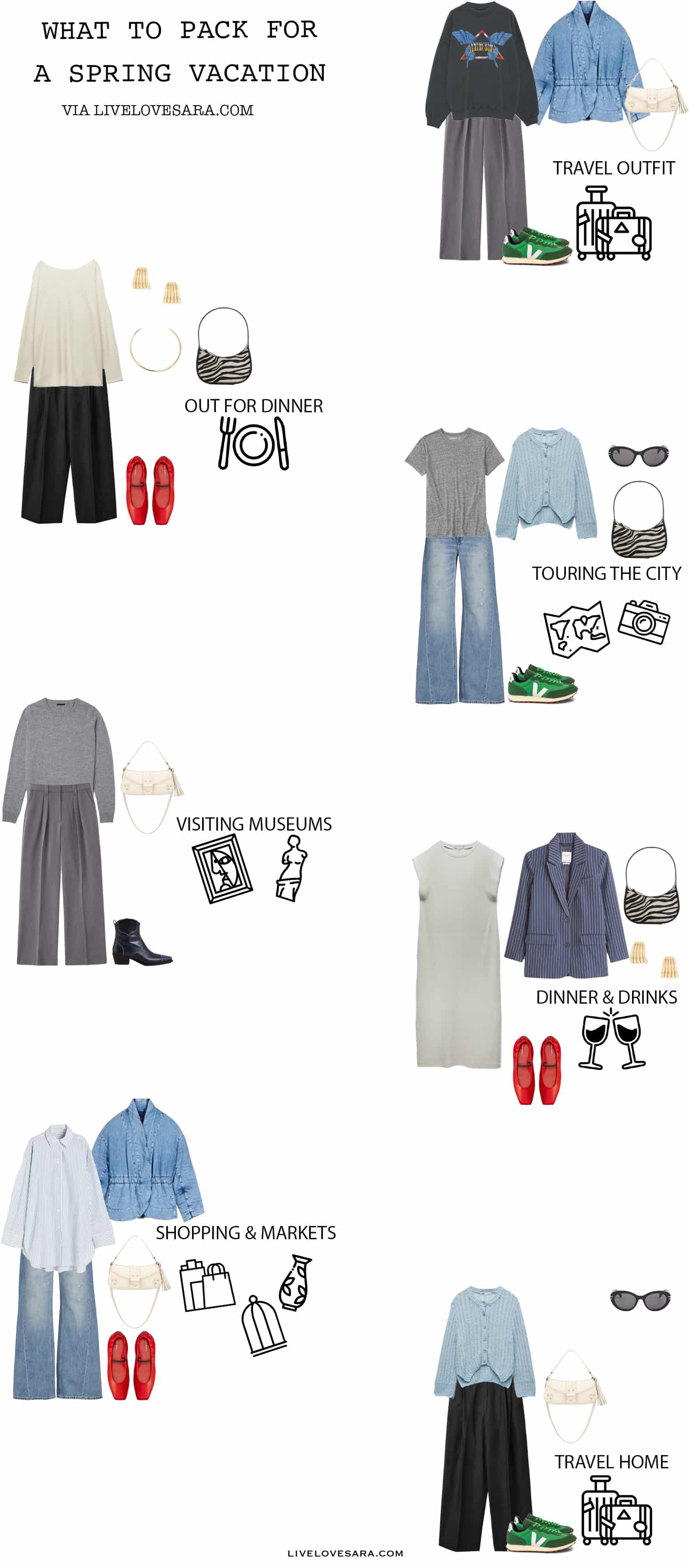 The Ultimate Spring Packing List With Travel Outfit Ideas