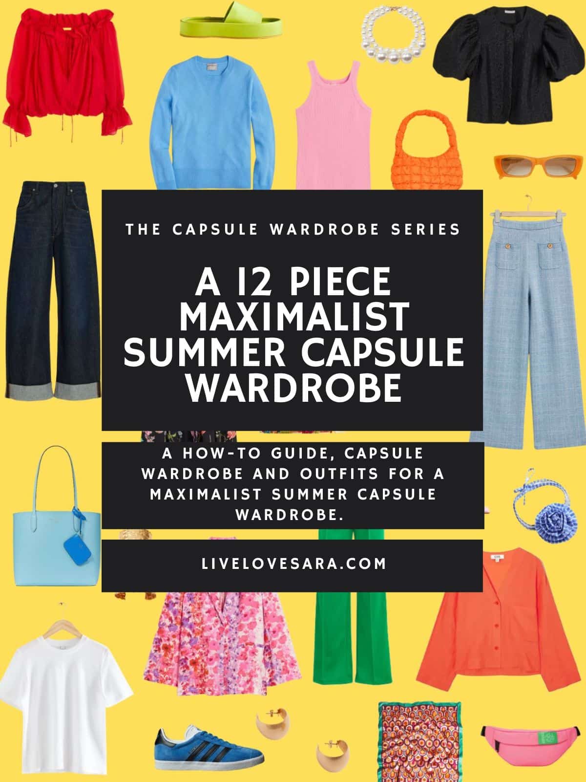 A 12 Piece Maximalist Summer Capsule Wardrobe - livelovesara