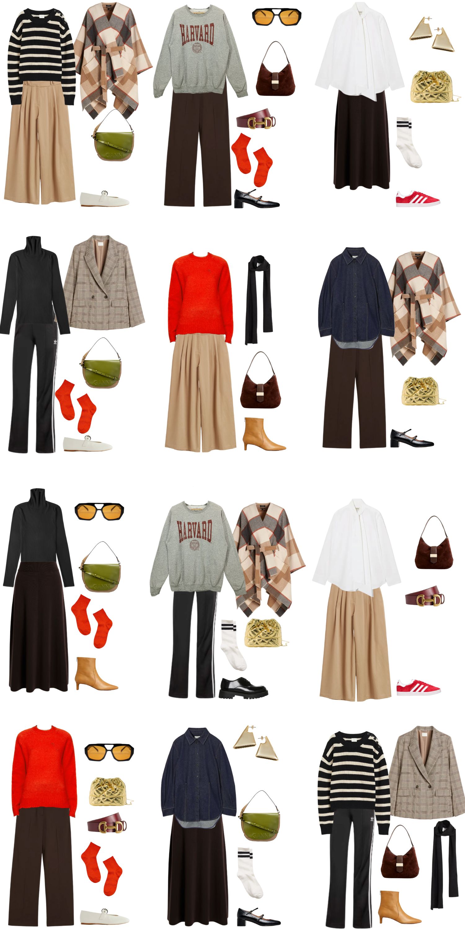 A 12 Piece New Preppy Style Fall Capsule Wardrobe - livelovesara