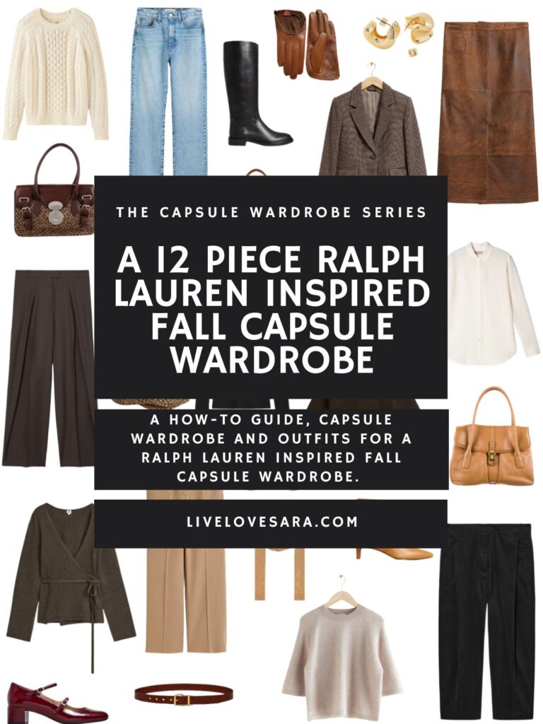 A 12 Piece Ralph Lauren Inspired Fall Capsule Wardrobe Livelovesara