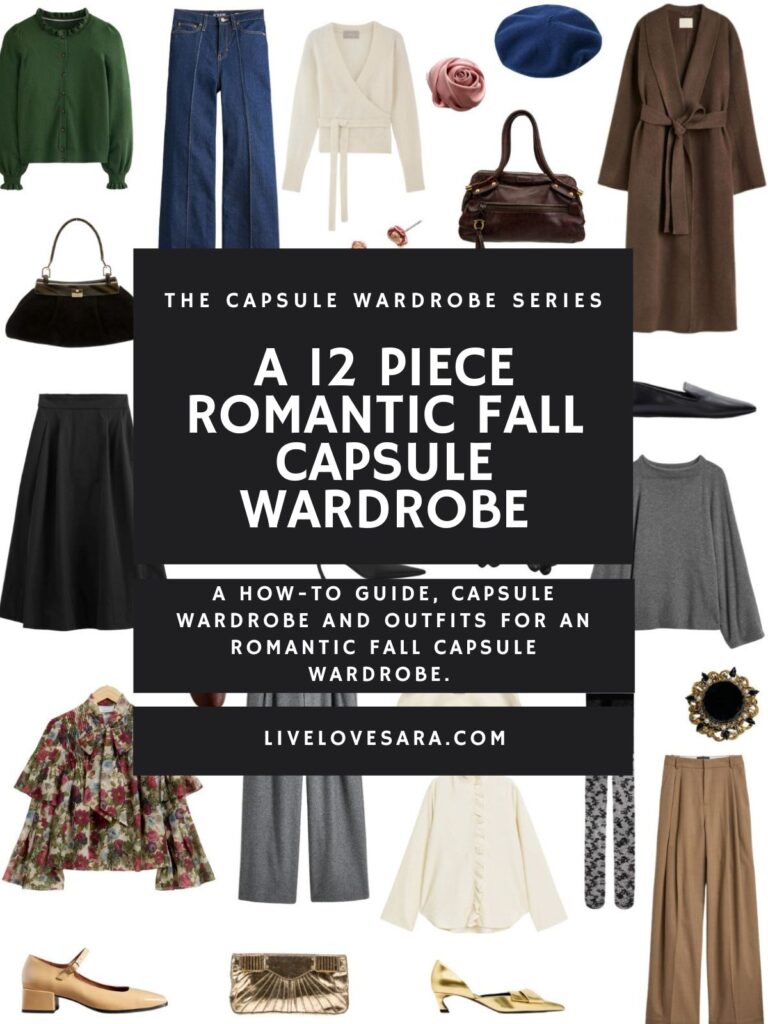 A 12 Piece Romantic Style Fall Capsule Wardrobe - Livelovesara