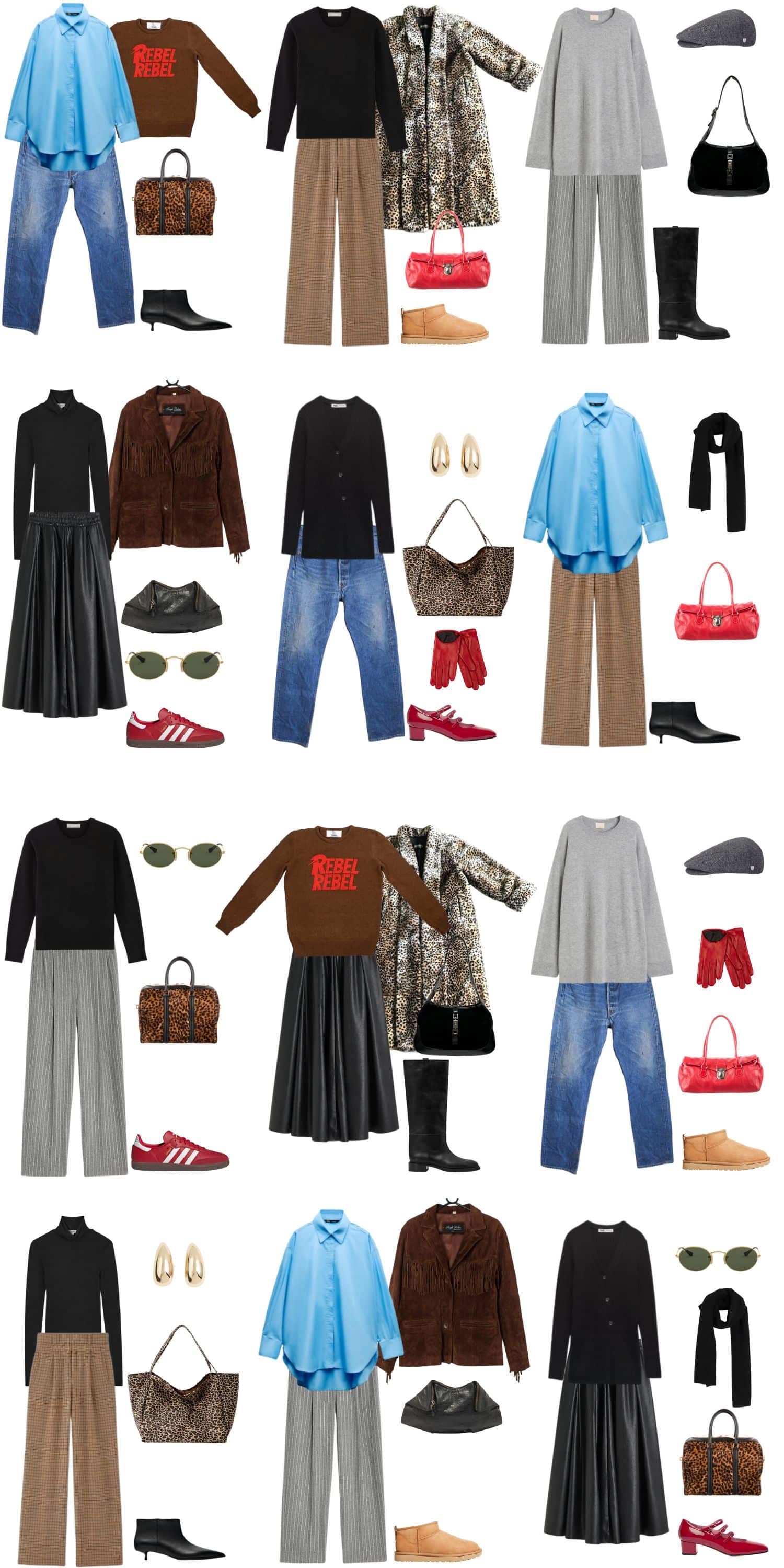 A 12 Piece 90s Fashion Fall Capsule Wardrobe - livelovesara