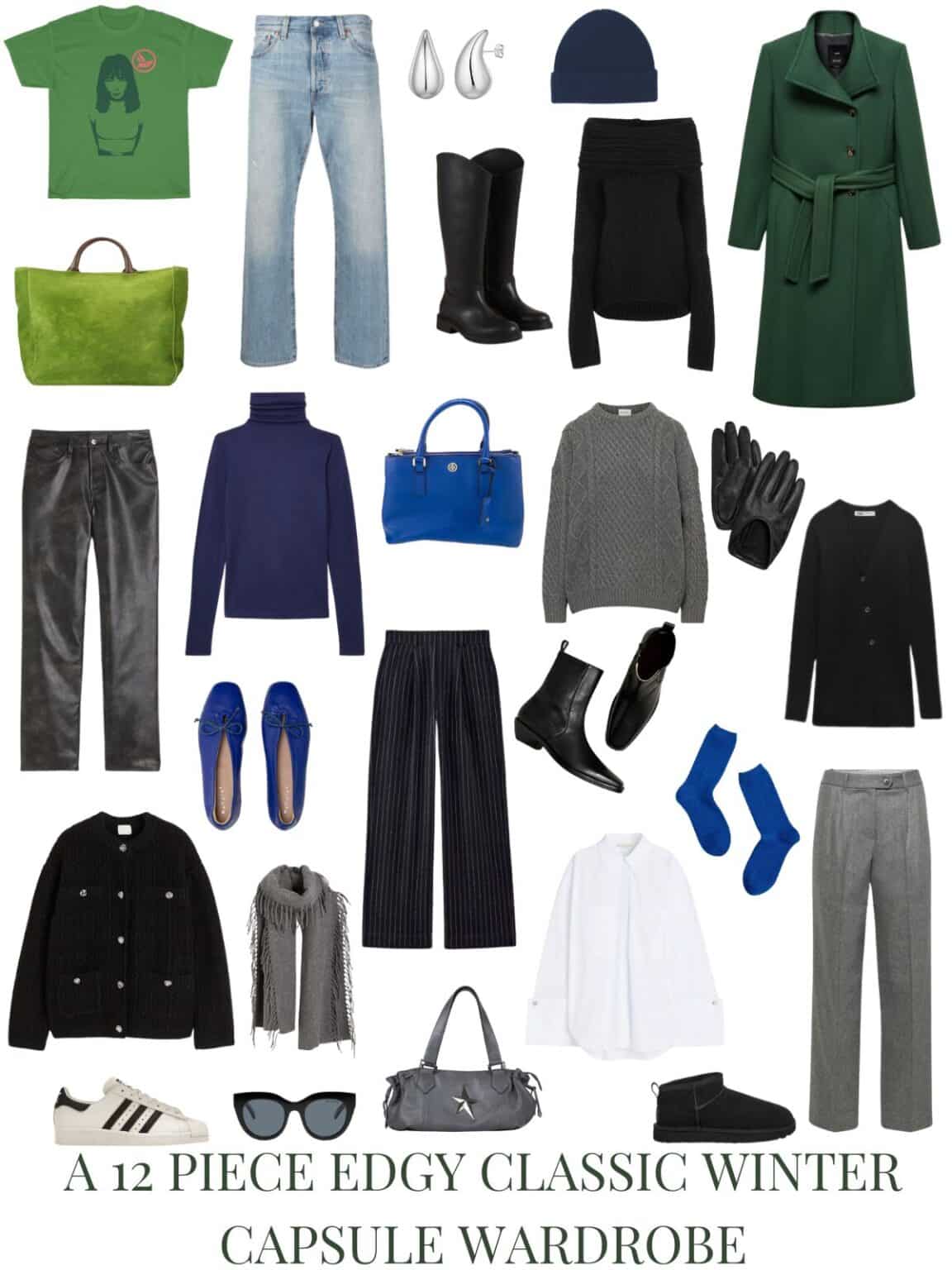 A 12 Piece Edgy Classic Winter Capsule Wardrobe - livelovesara