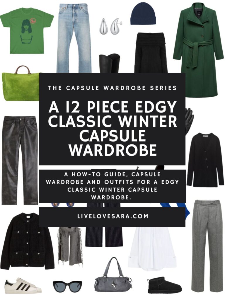 A 12 Piece Edgy Classic Winter Capsule Wardrobe - Livelovesara