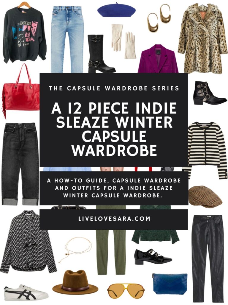 A 12 Piece Indie Sleaze Winter Capsule Wardrobe - livelovesara