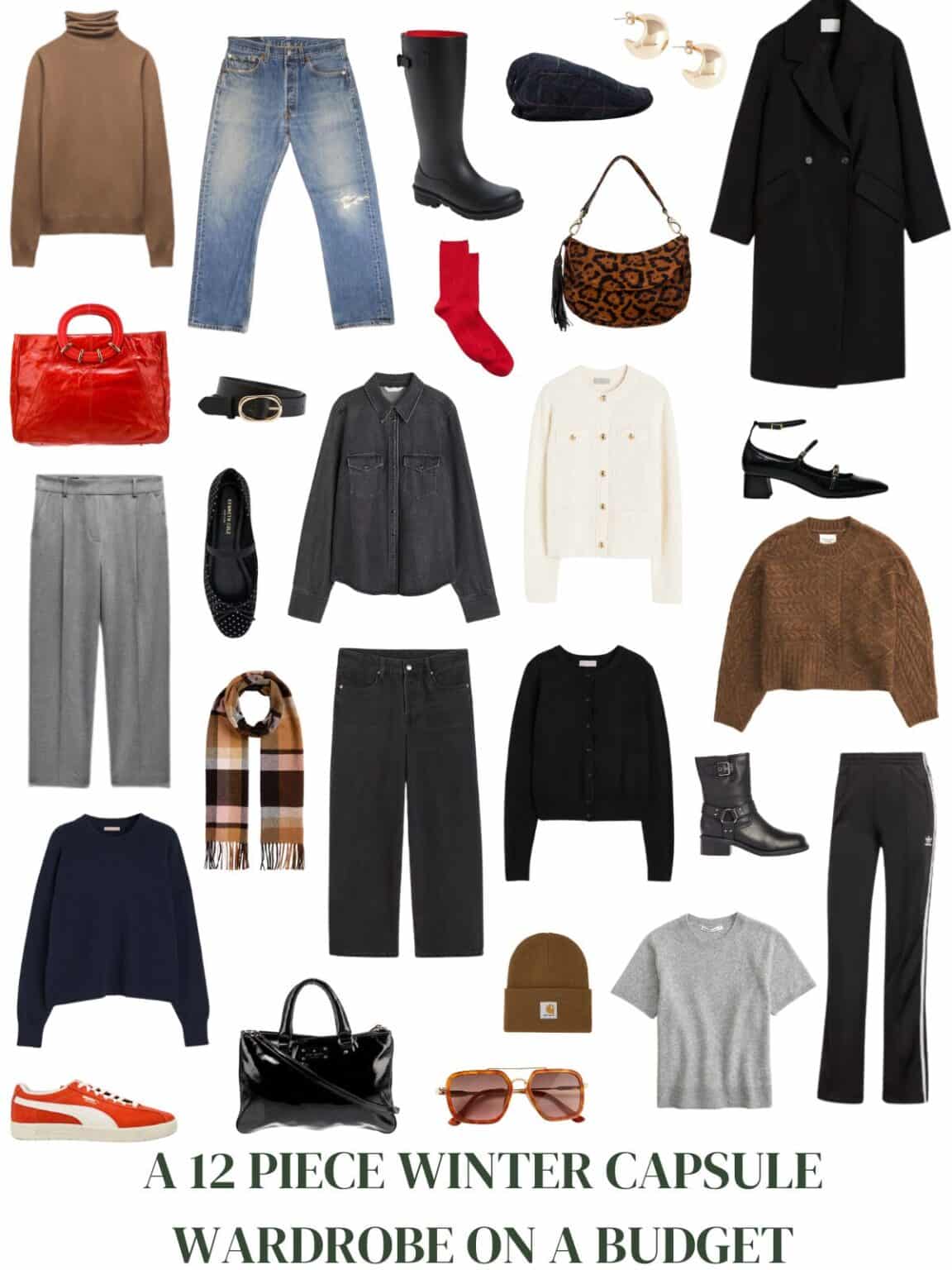 A 12 Piece Winter Capsule Wardrobe on a Budget - livelovesara