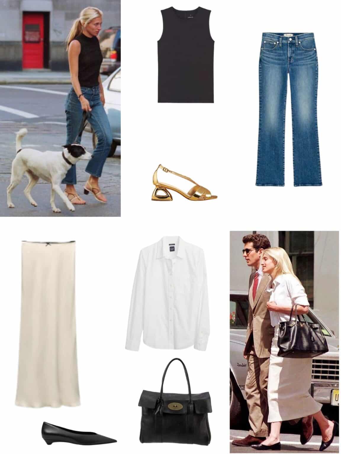 A 15 Piece Carolyn Bessette-Kennedy Inspired Spring Capsule Wardrobe ...
