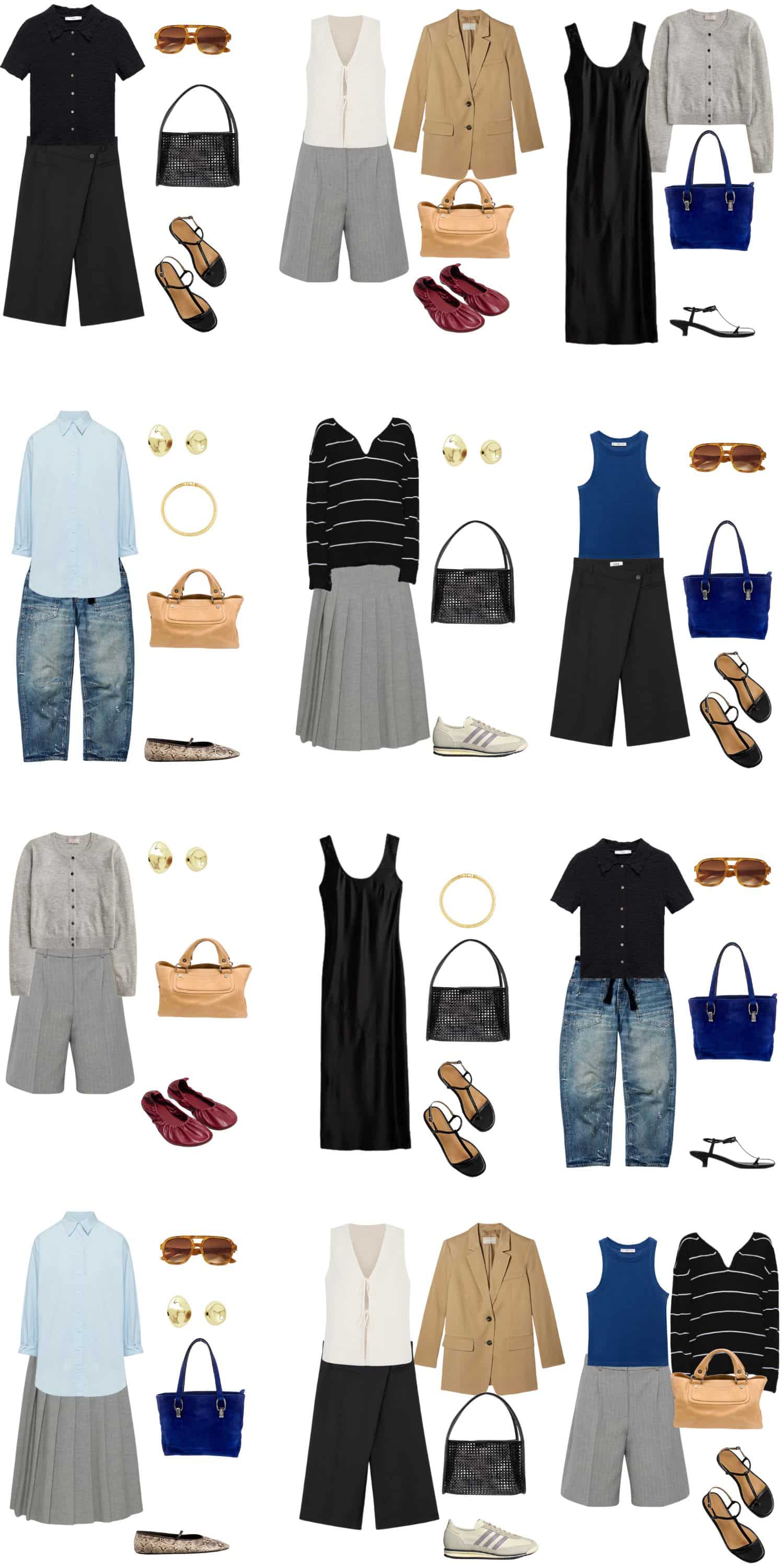 A 12 Piece Minimalist Summer Capsule Wardrobe 2024 - livelovesara