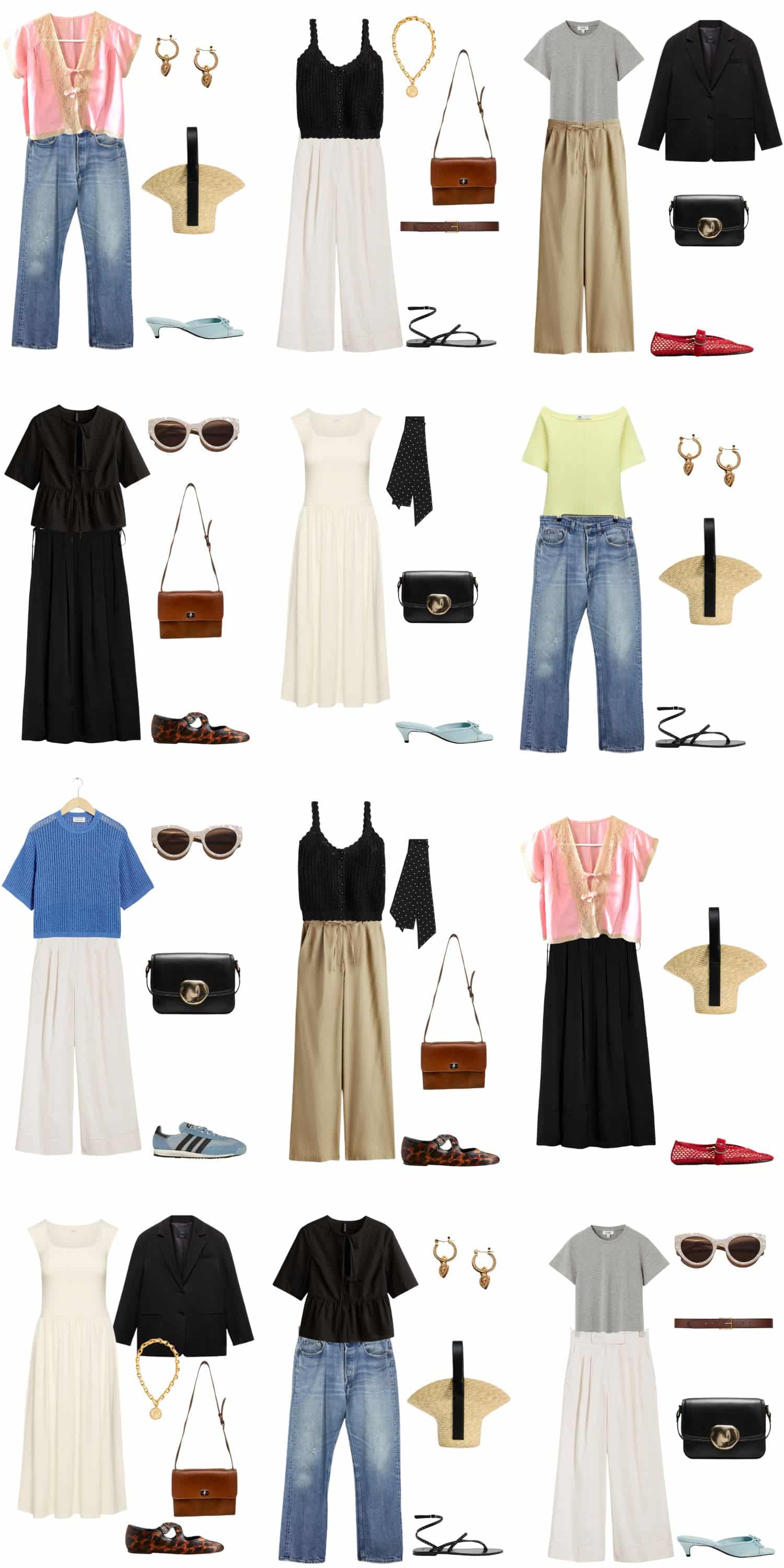 A 12 Piece French Girl Summer Capsule Wardrobe - livelovesara